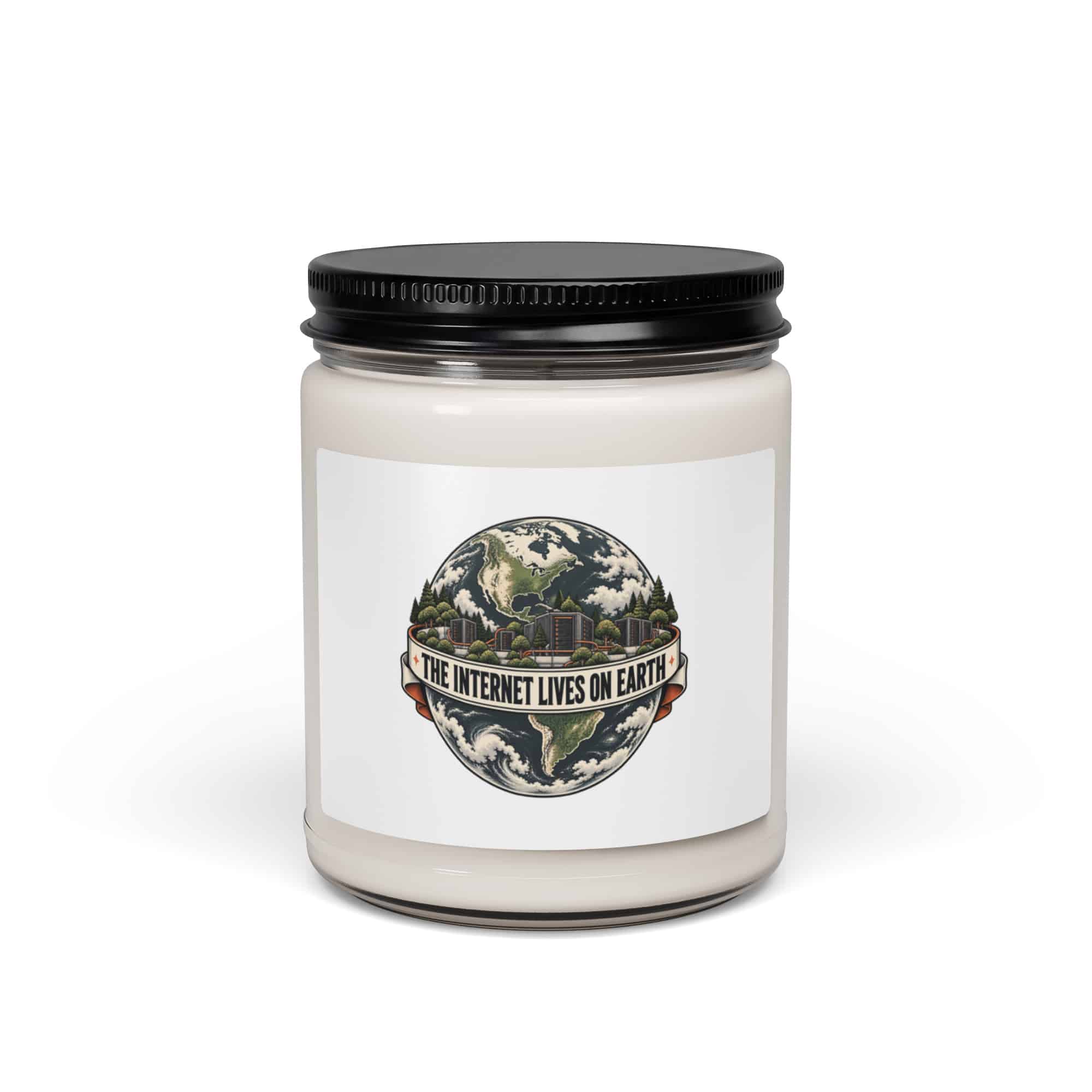 Soy Wax Candle: The internet lives on Earth