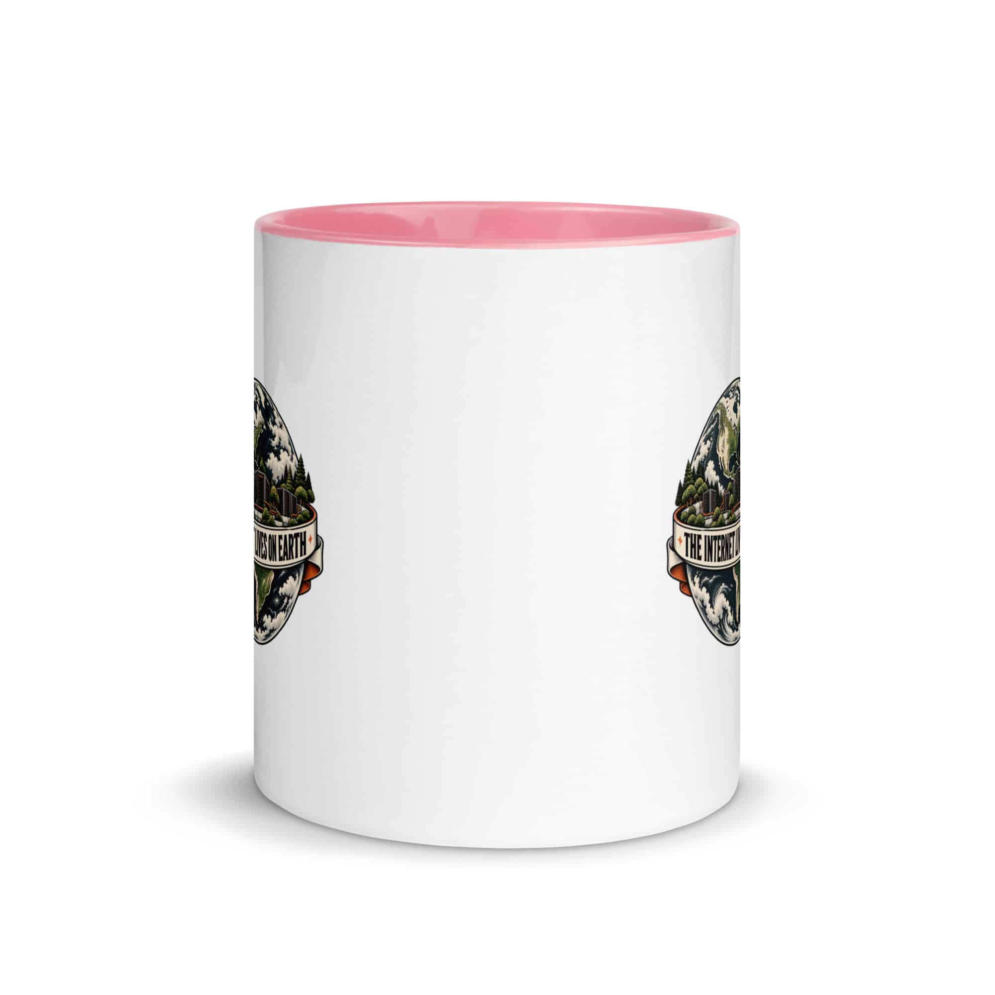 Color Inside Coffee Mug: The internet lives on Earth