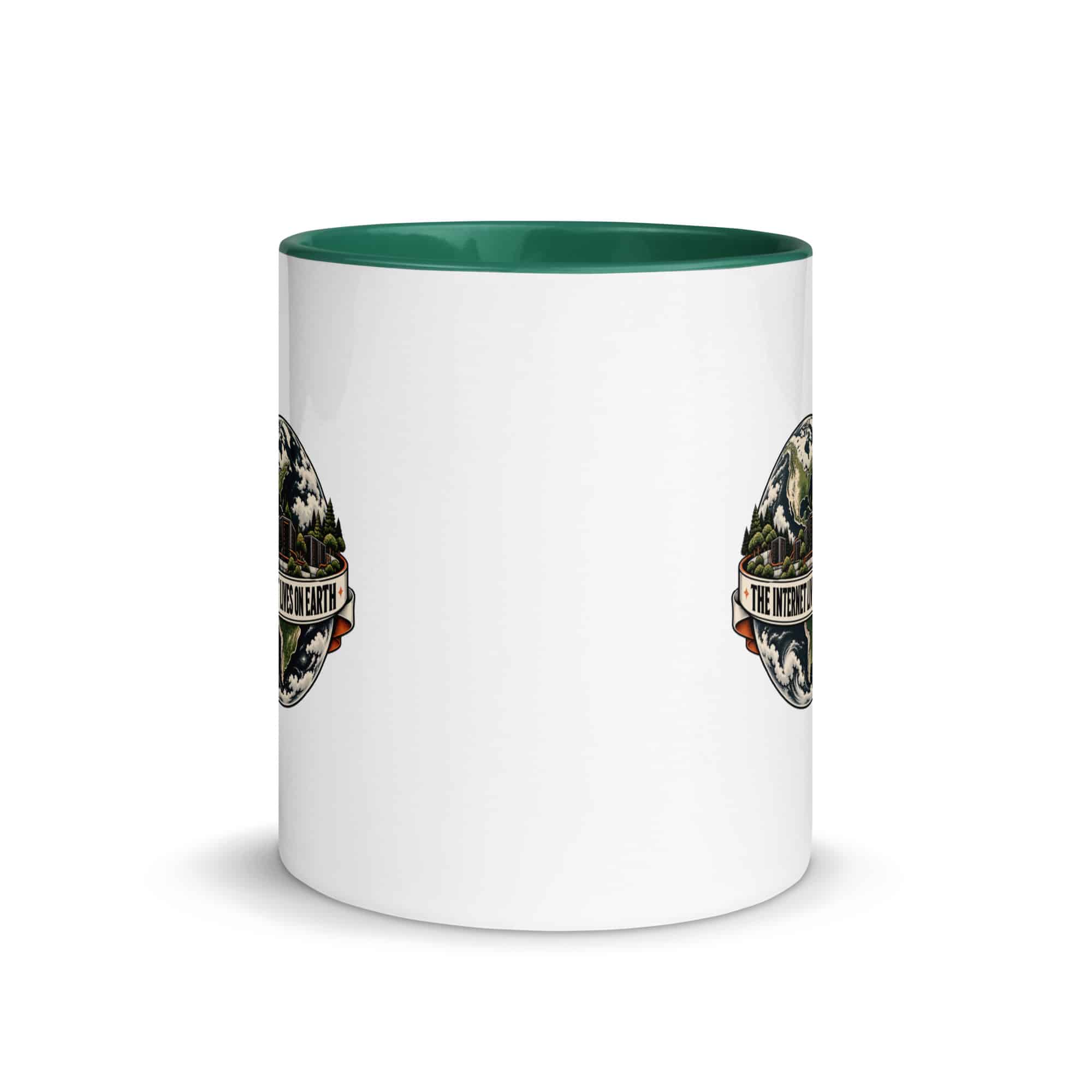 Color Inside Coffee Mug: The internet lives on Earth