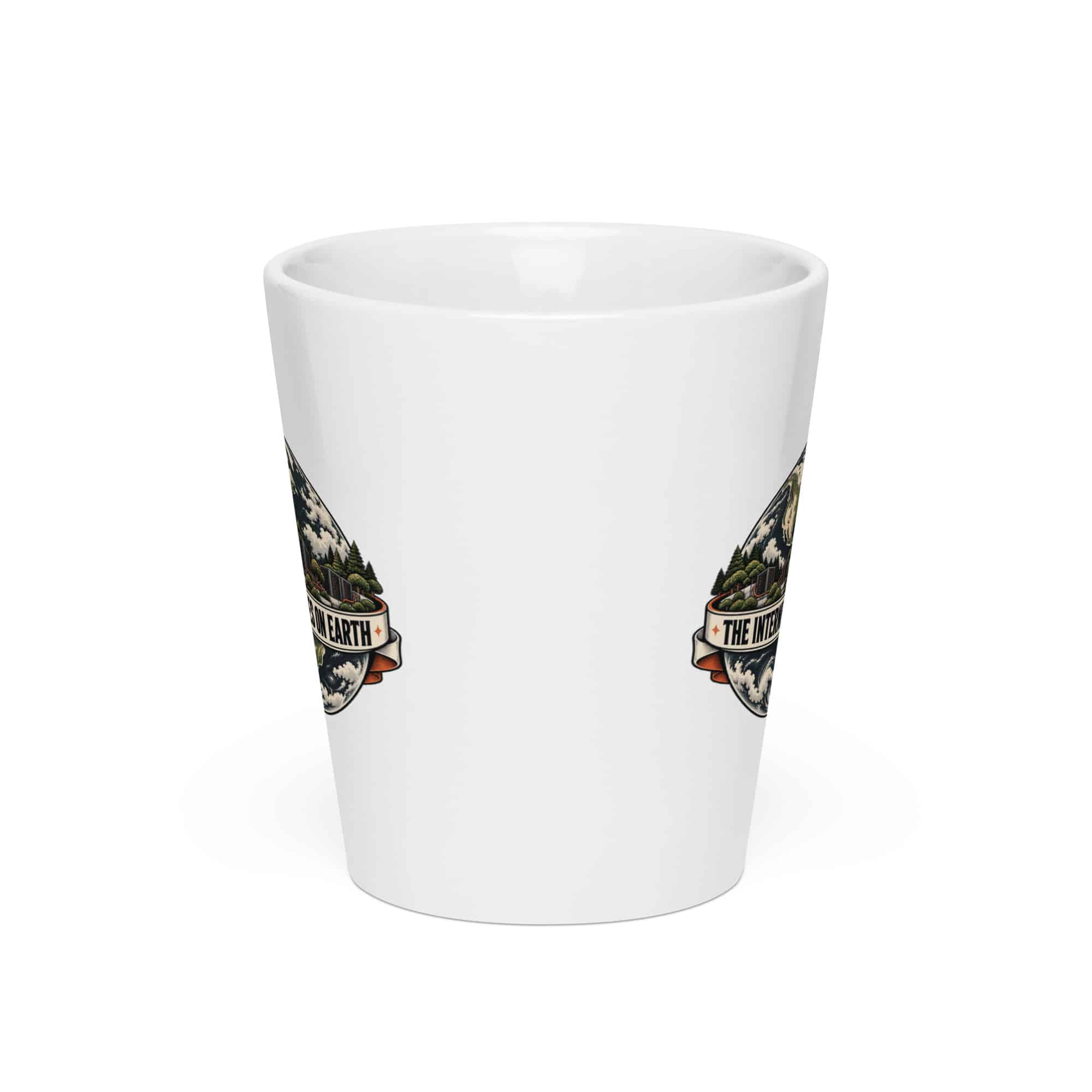 Latte Mug: The internet lives on Earth