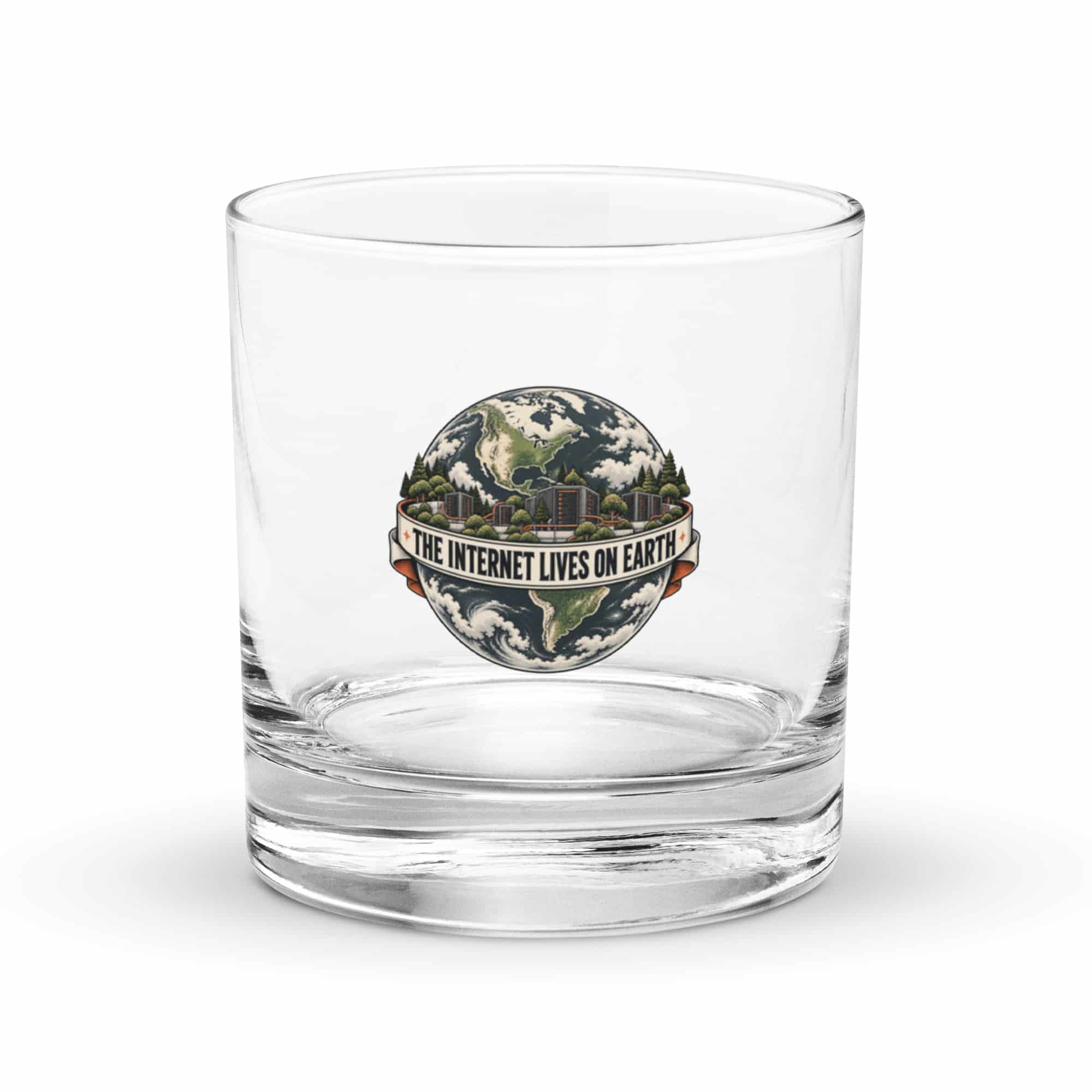 Rocks Glass: The internet lives on Earth