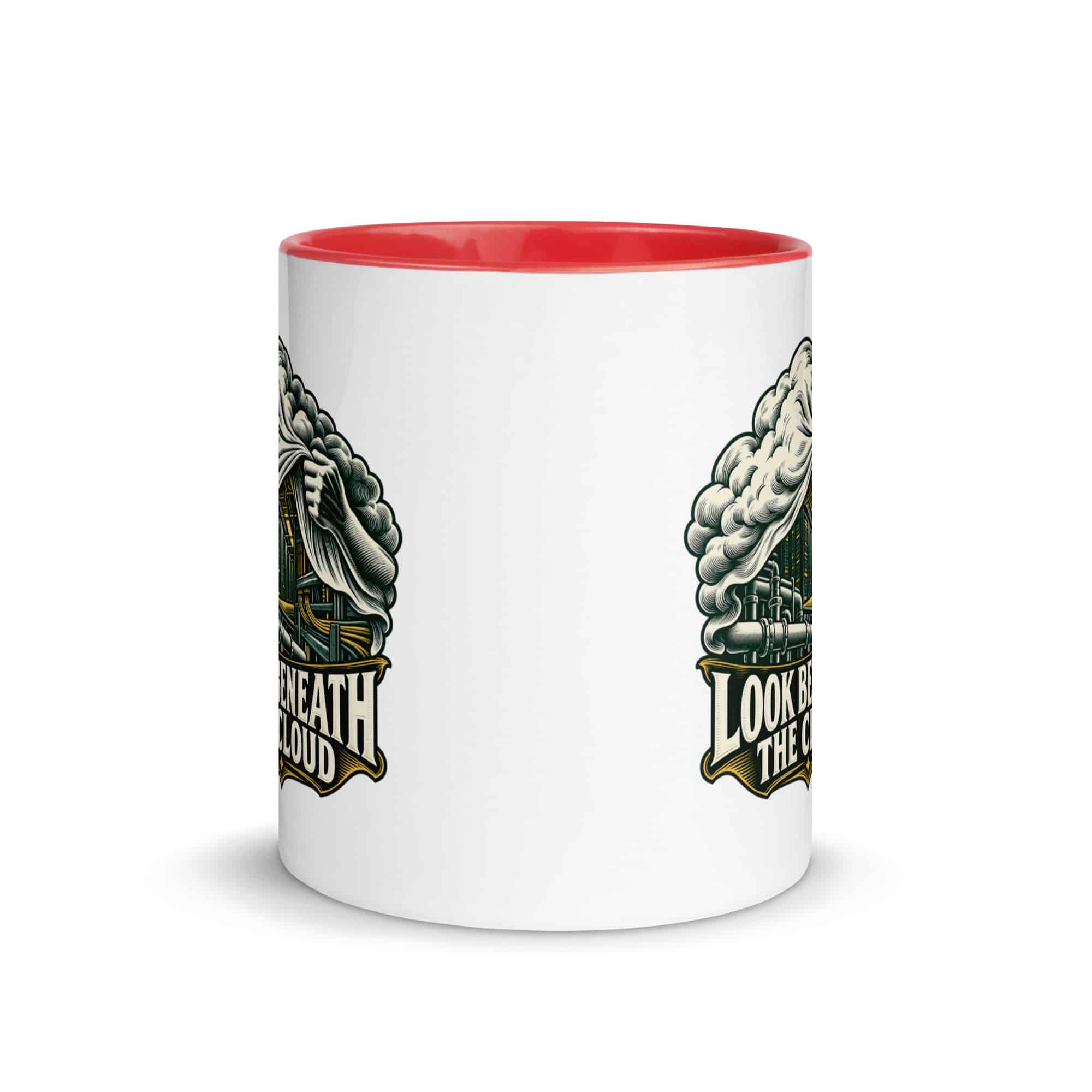 Color Inside Coffee Mug: Look beneath the cloud