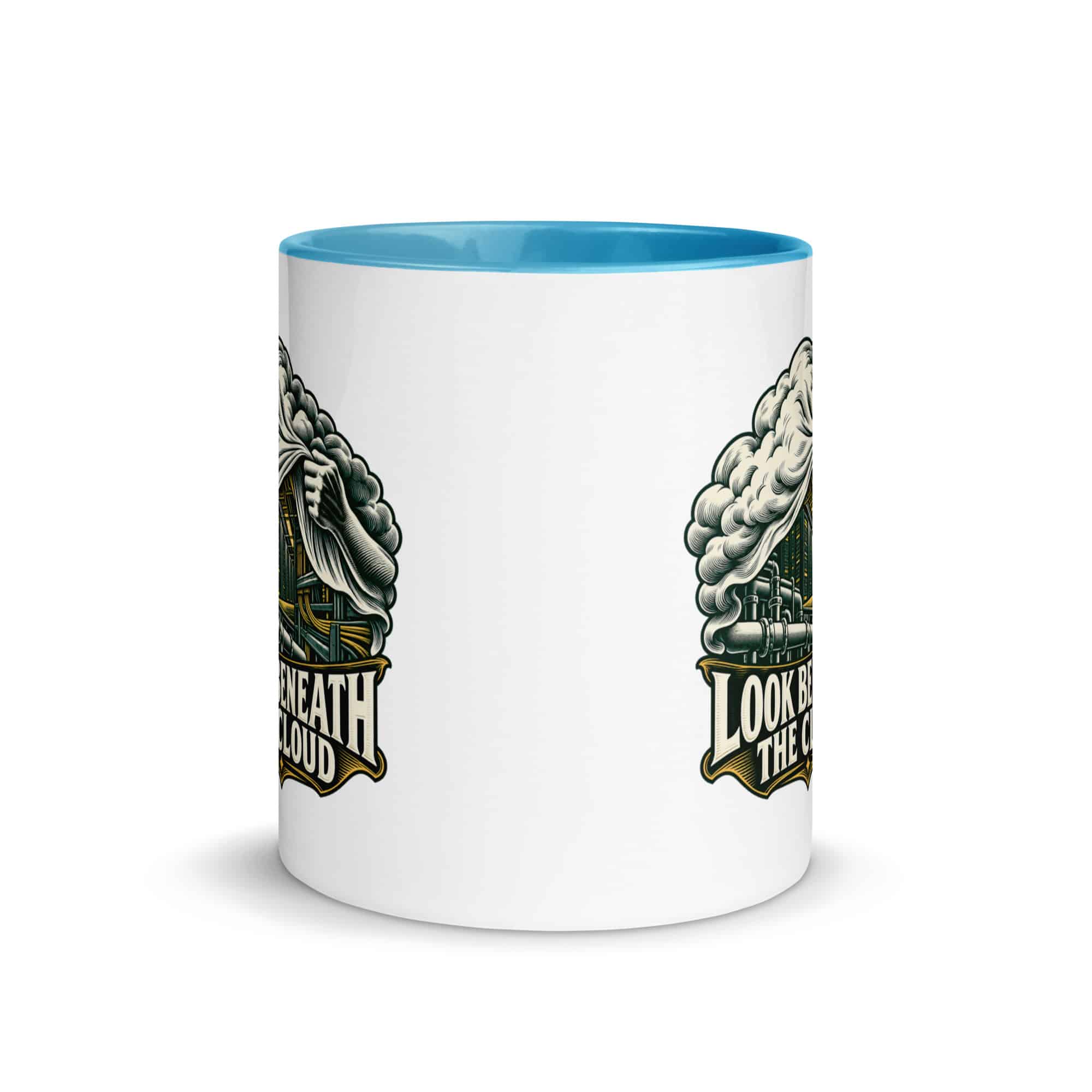 Color Inside Coffee Mug: Look beneath the cloud