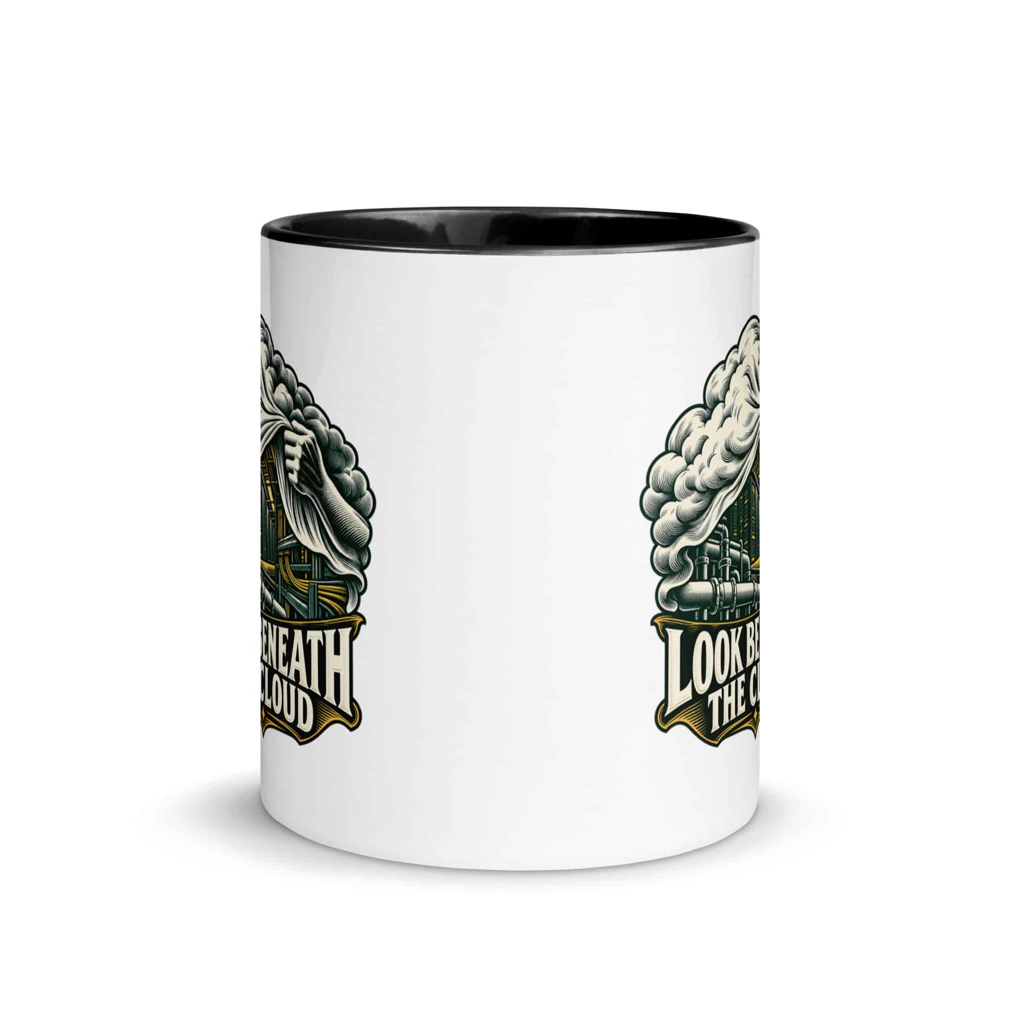 Color Inside Coffee Mug: Look beneath the cloud