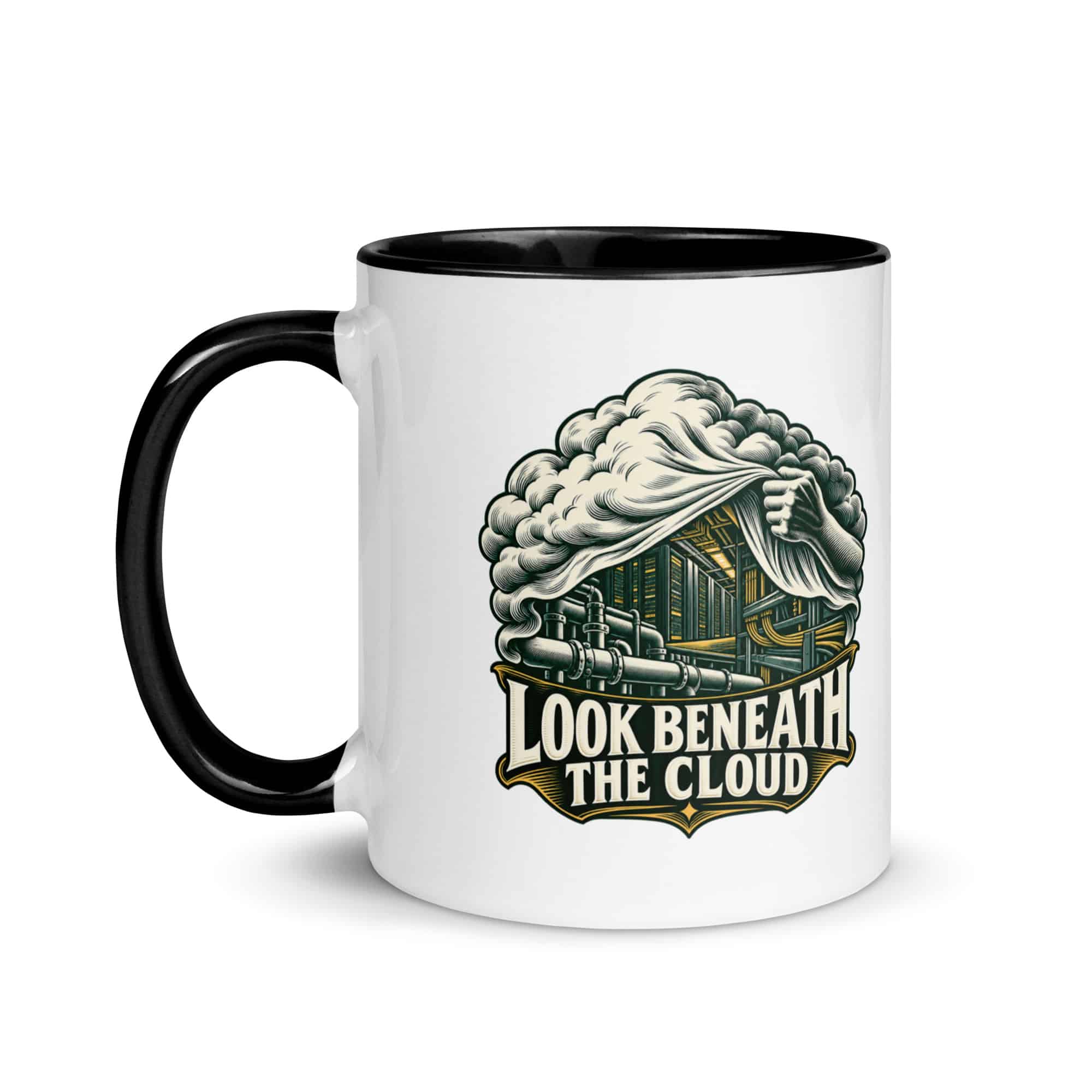 Color Inside Coffee Mug: Look beneath the cloud