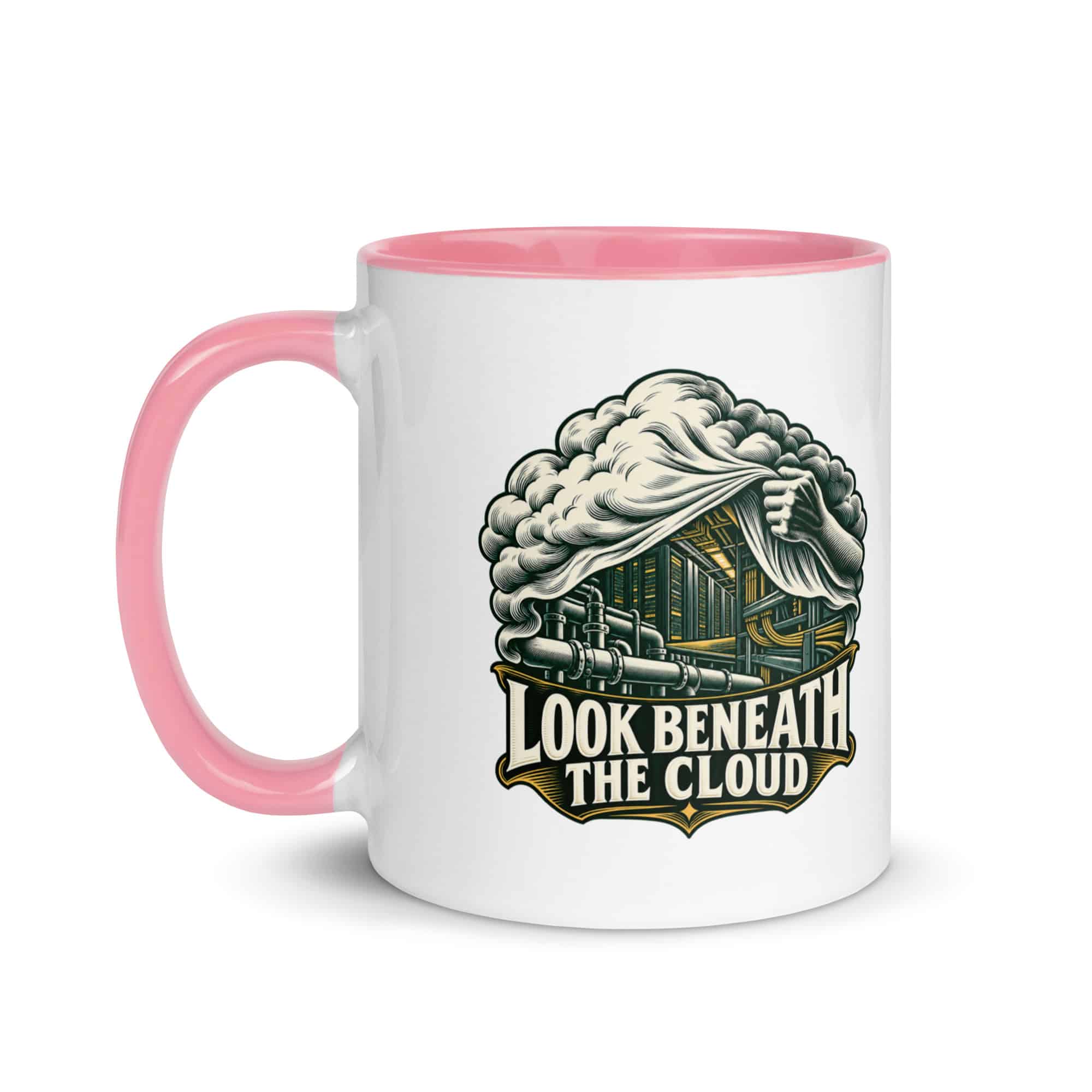 Color Inside Coffee Mug: Look beneath the cloud