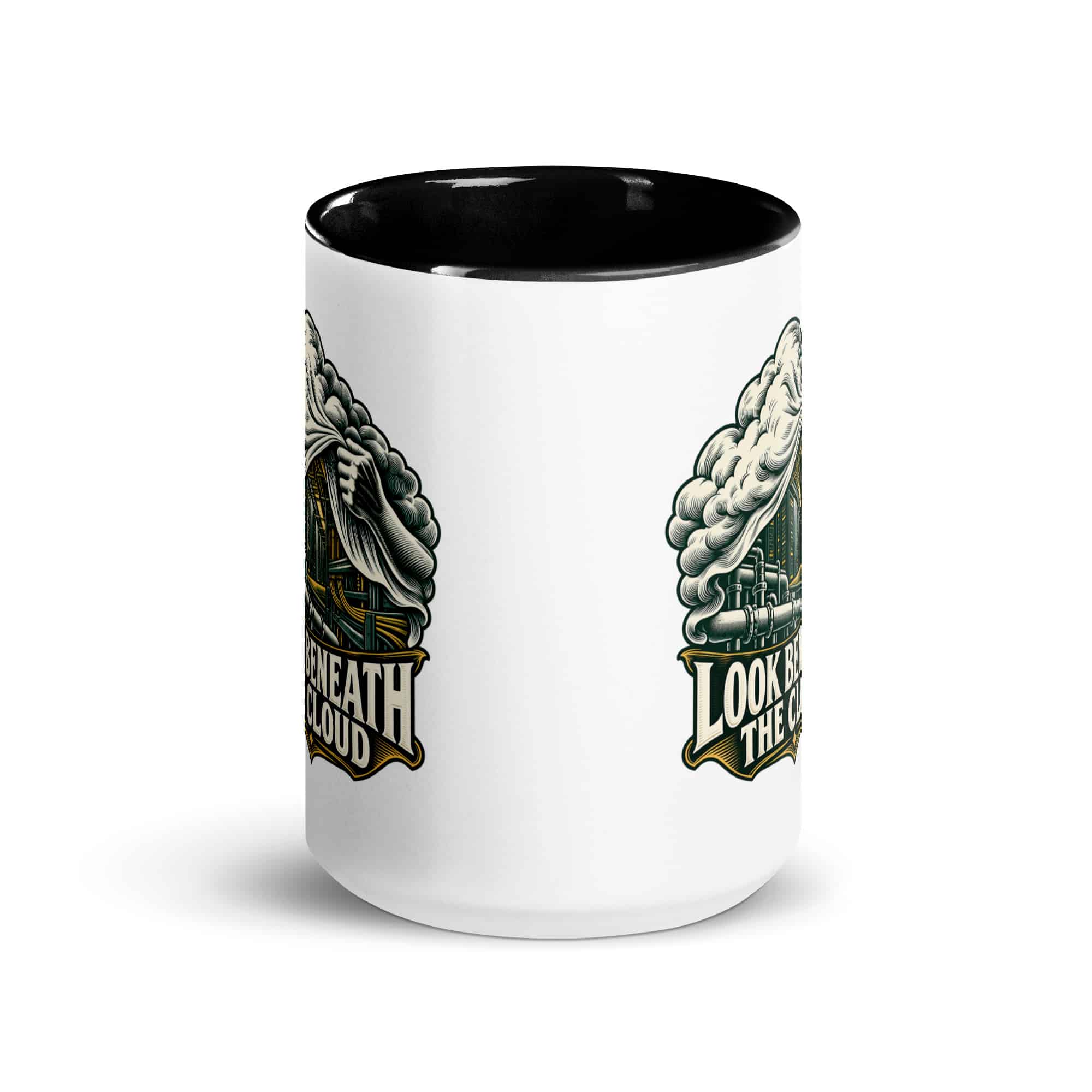 Color Inside Coffee Mug: Look beneath the cloud