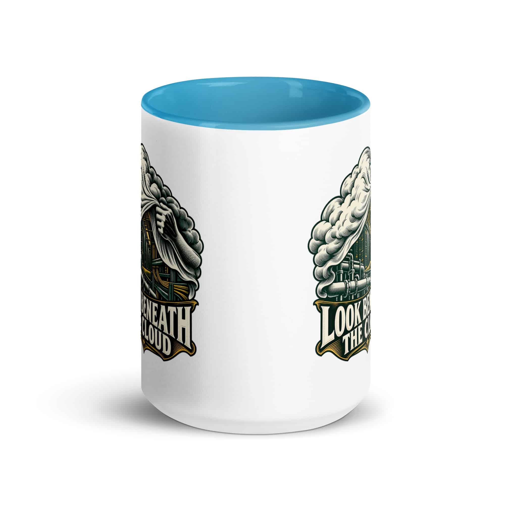 Color Inside Coffee Mug: Look beneath the cloud