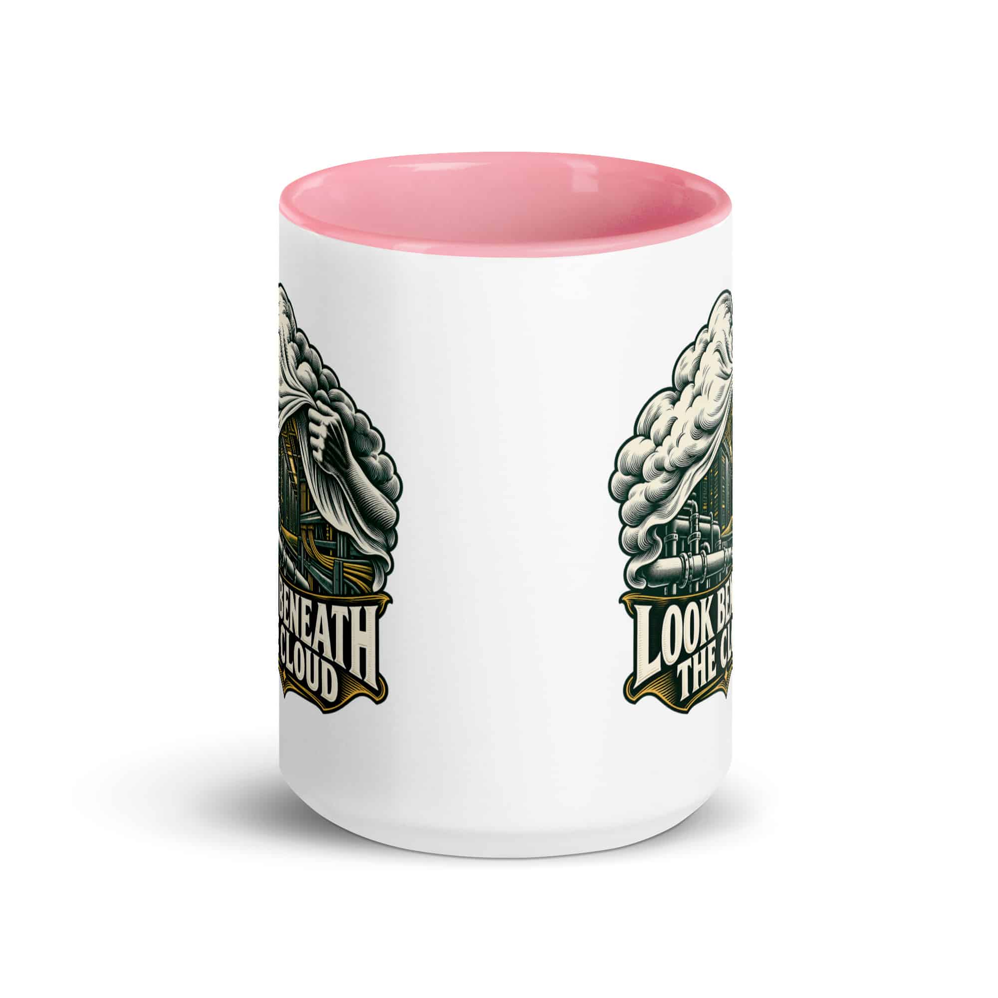 Color Inside Coffee Mug: Look beneath the cloud
