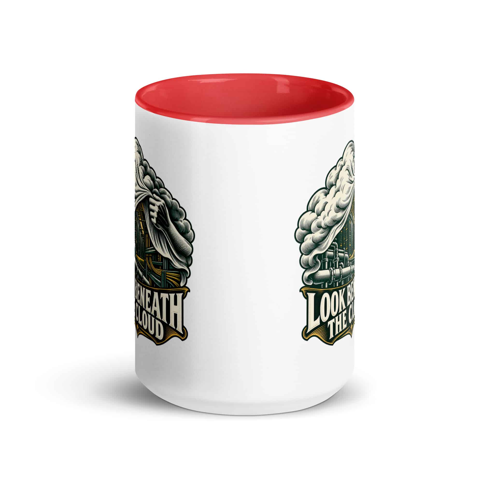 Color Inside Coffee Mug: Look beneath the cloud