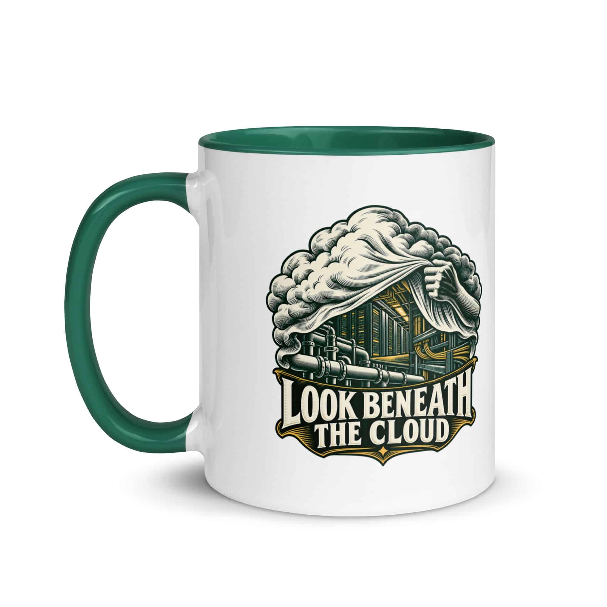 Color Inside Coffee Mug: Look beneath the cloud