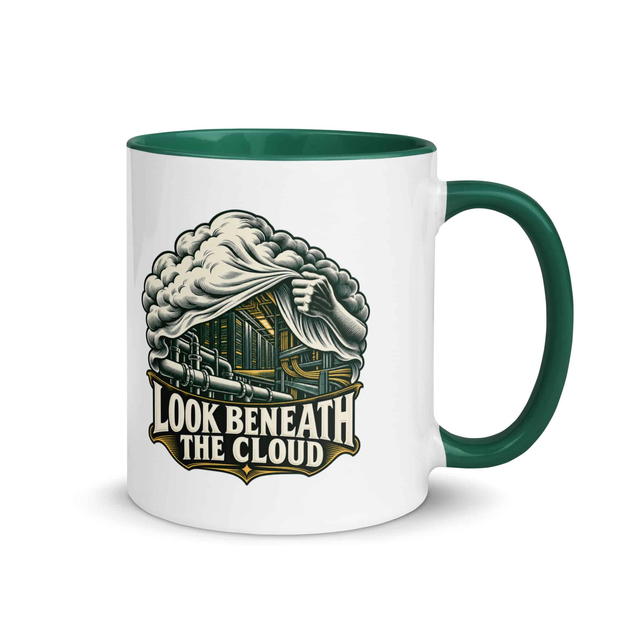 Color Inside Coffee Mug: Look beneath the cloud