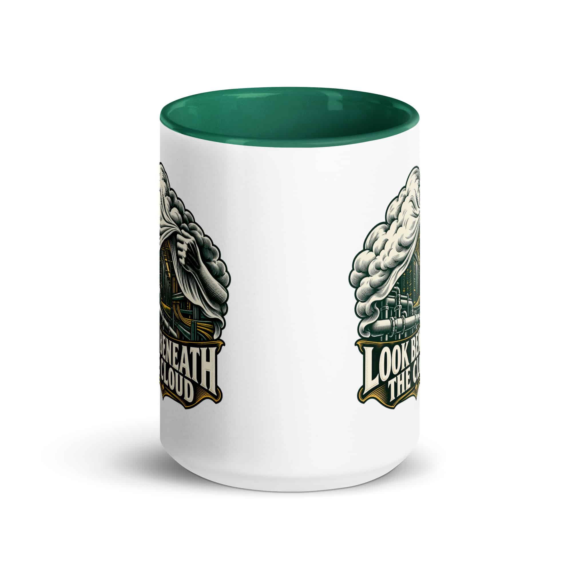 Color Inside Coffee Mug: Look beneath the cloud