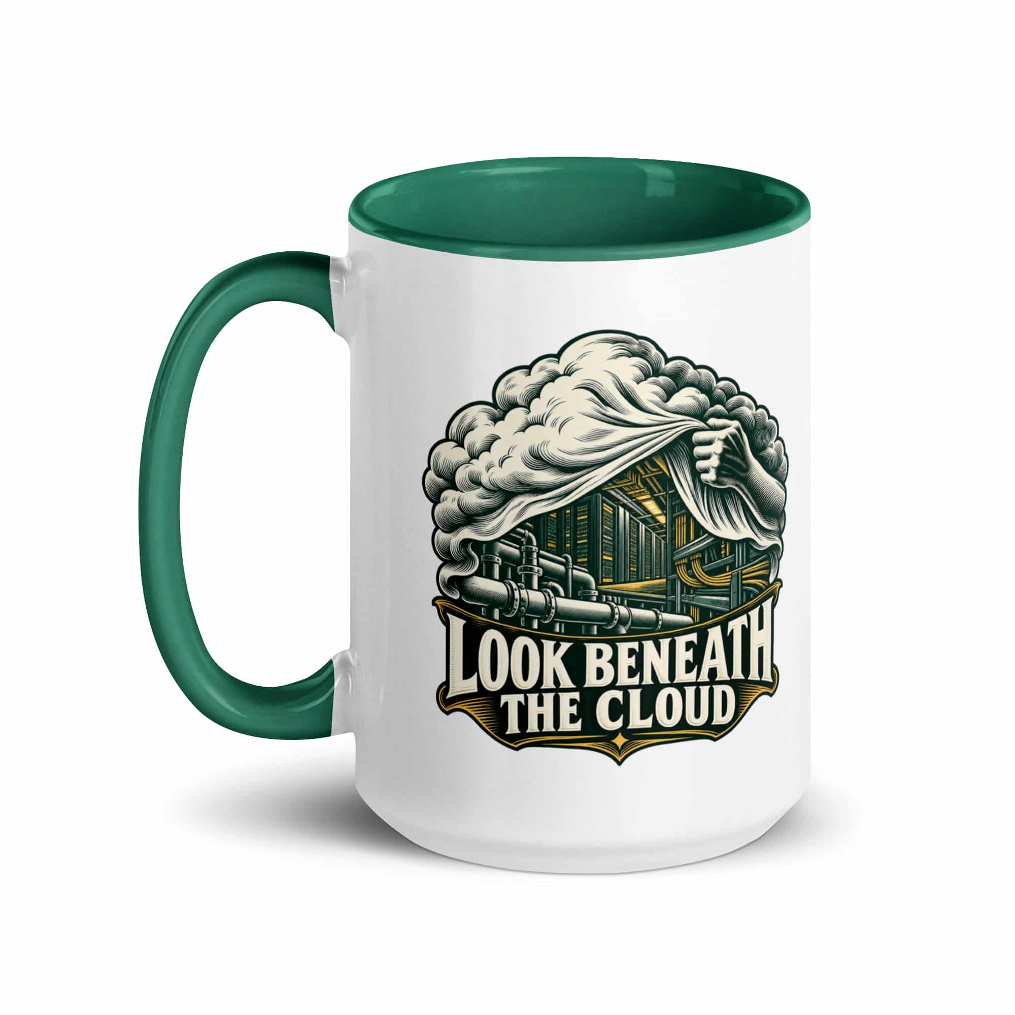 Color Inside Coffee Mug: Look beneath the cloud