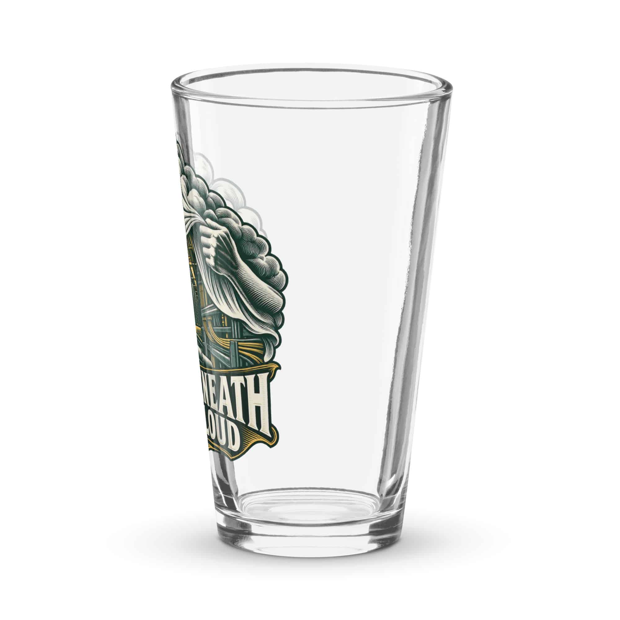 Pint Glass: Look beneath the cloud