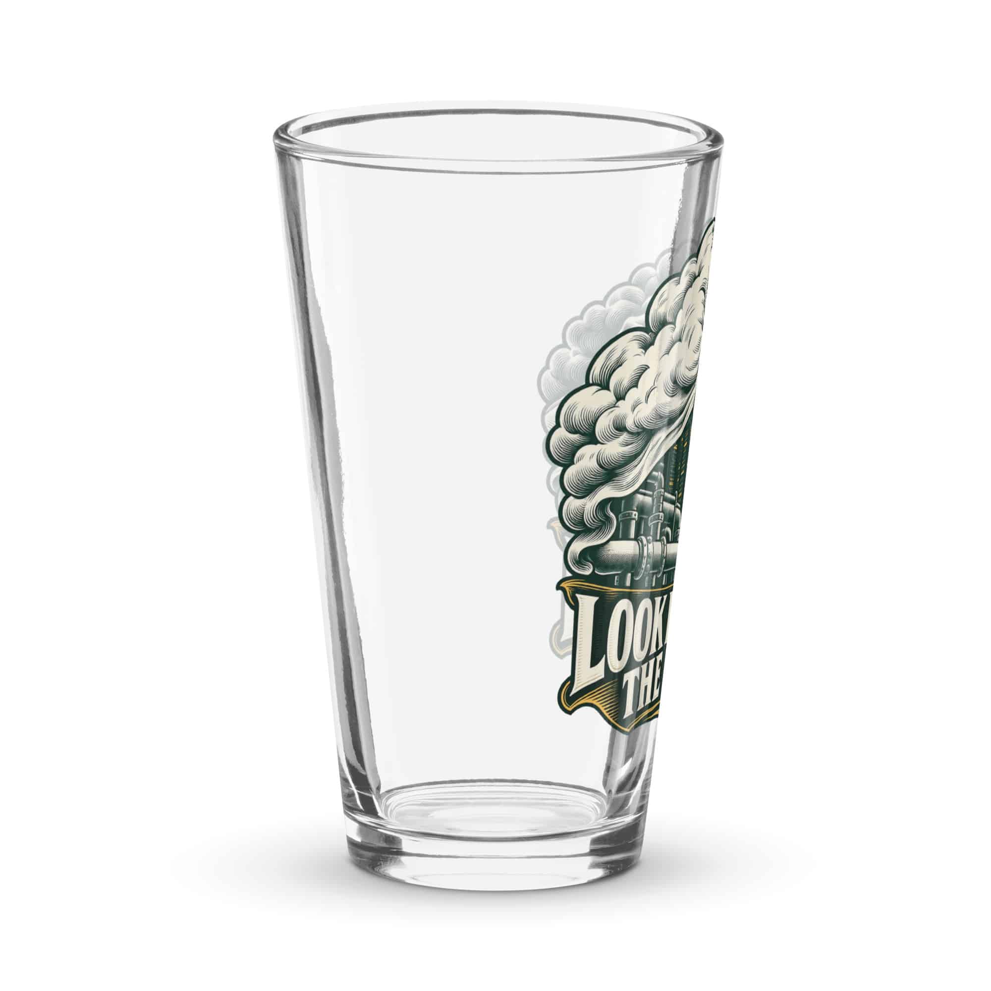 Pint Glass: Look beneath the cloud