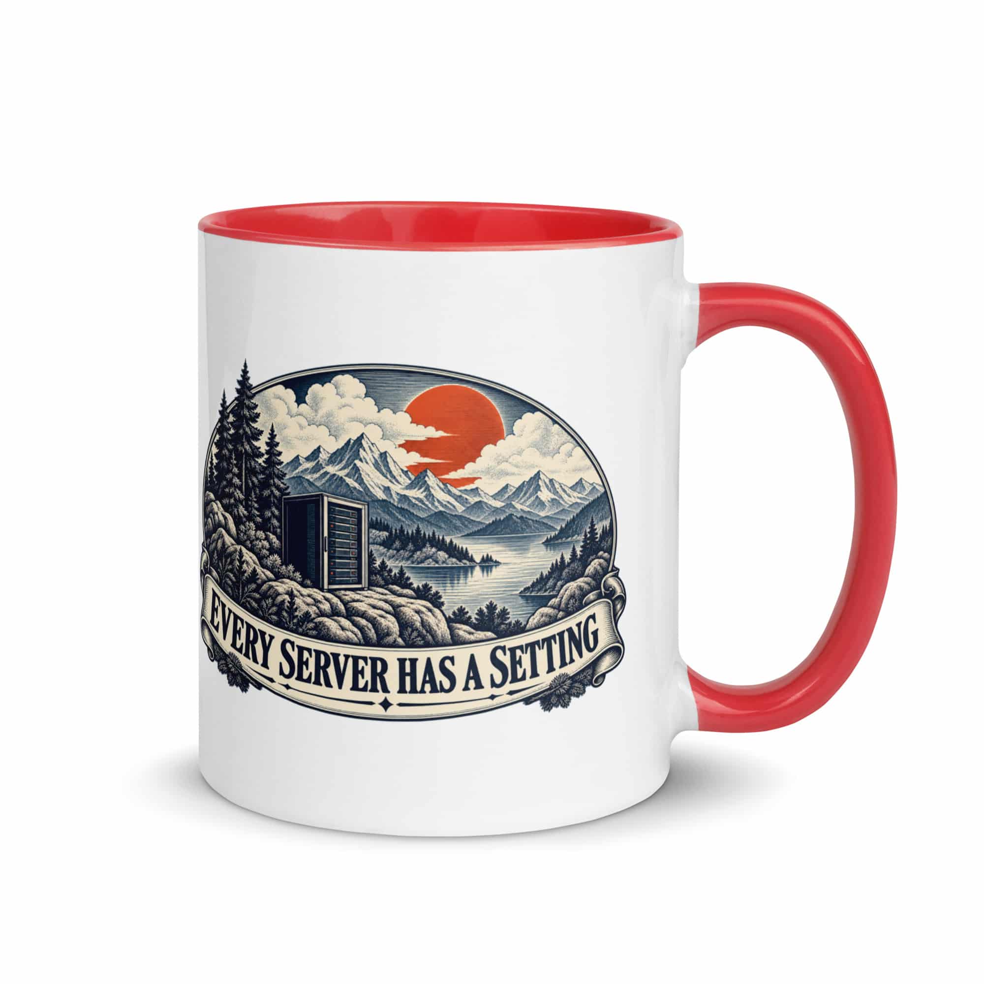 Color Inside Coffee Mug: Every server has a setting