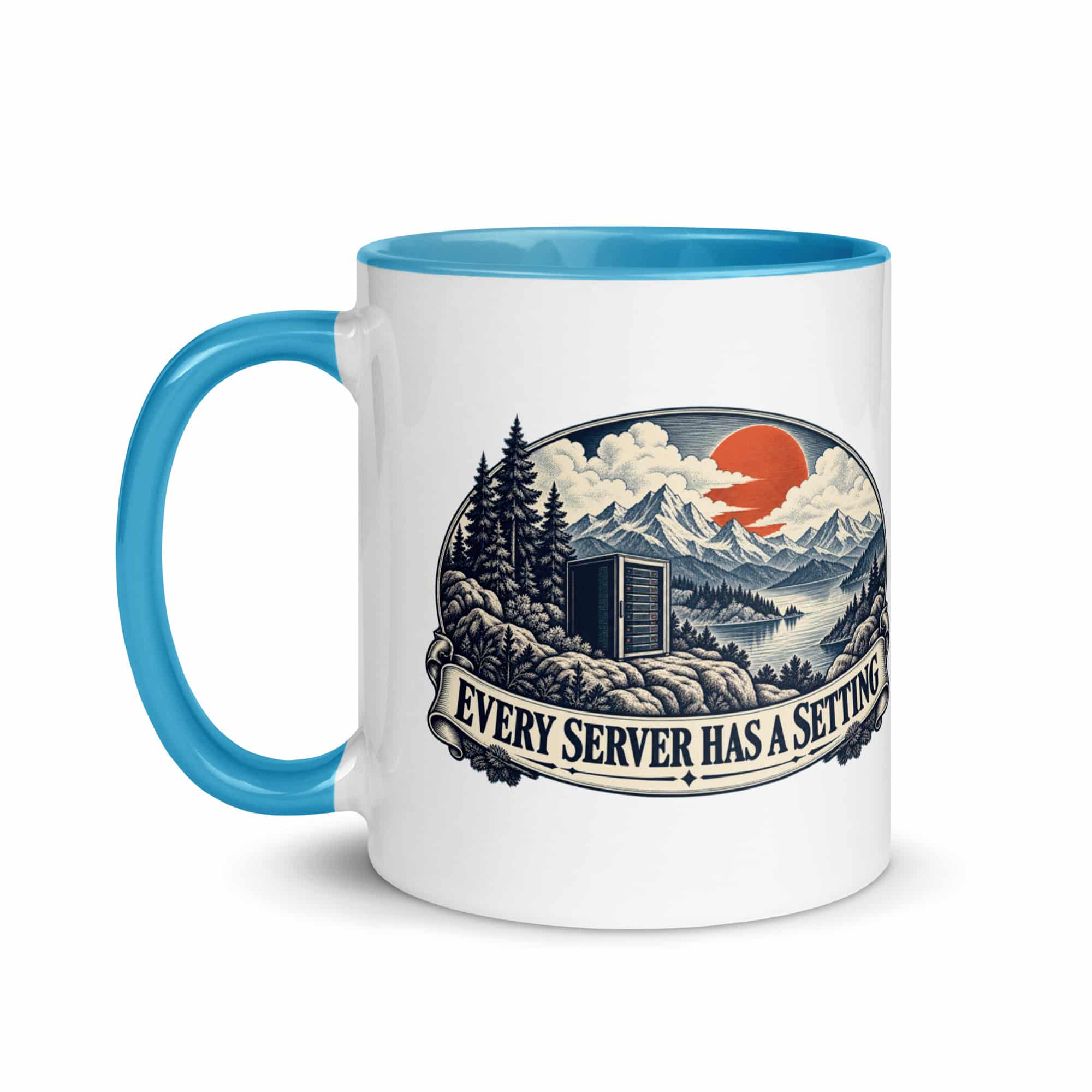 Color Inside Coffee Mug: Every server has a setting
