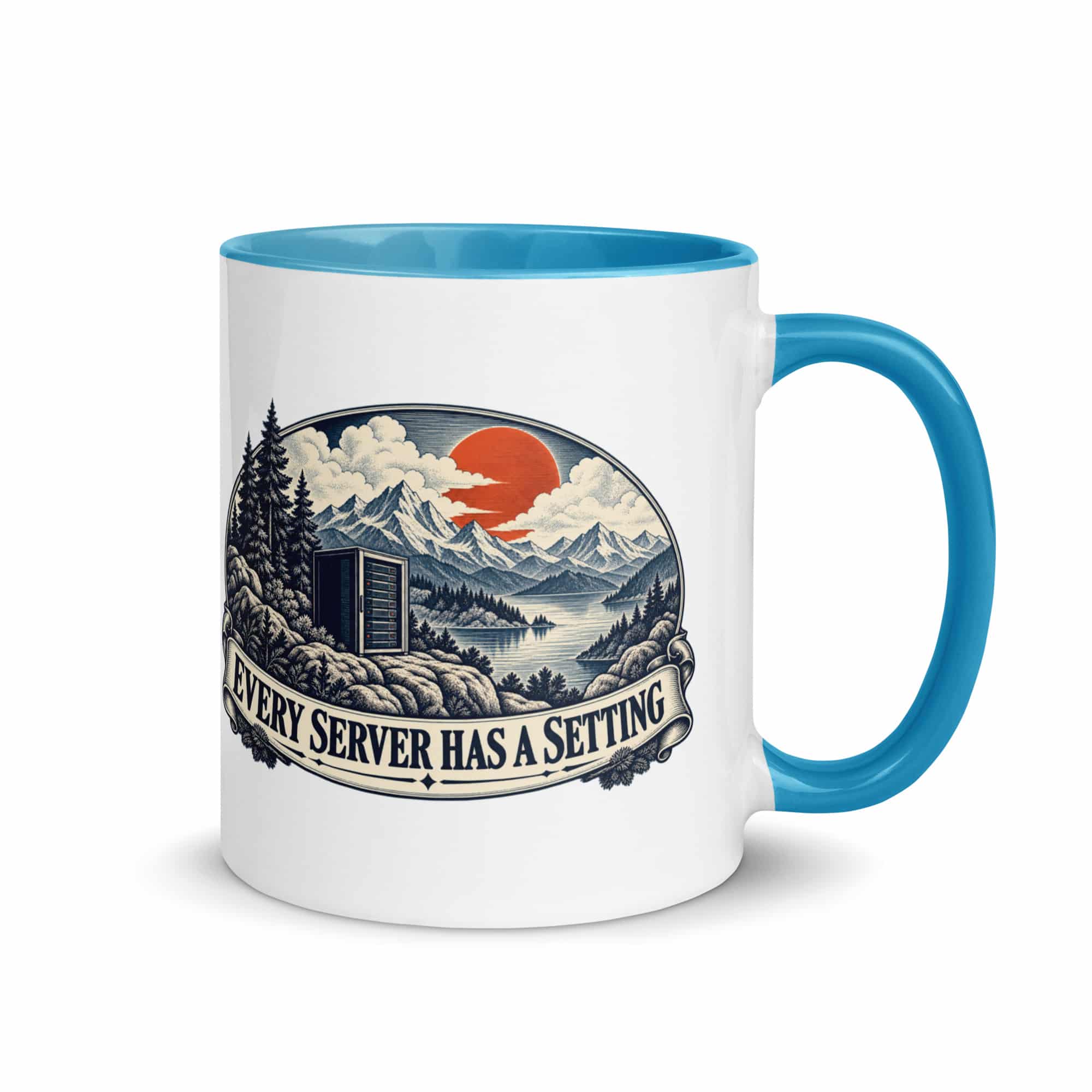 Color Inside Coffee Mug: Every server has a setting