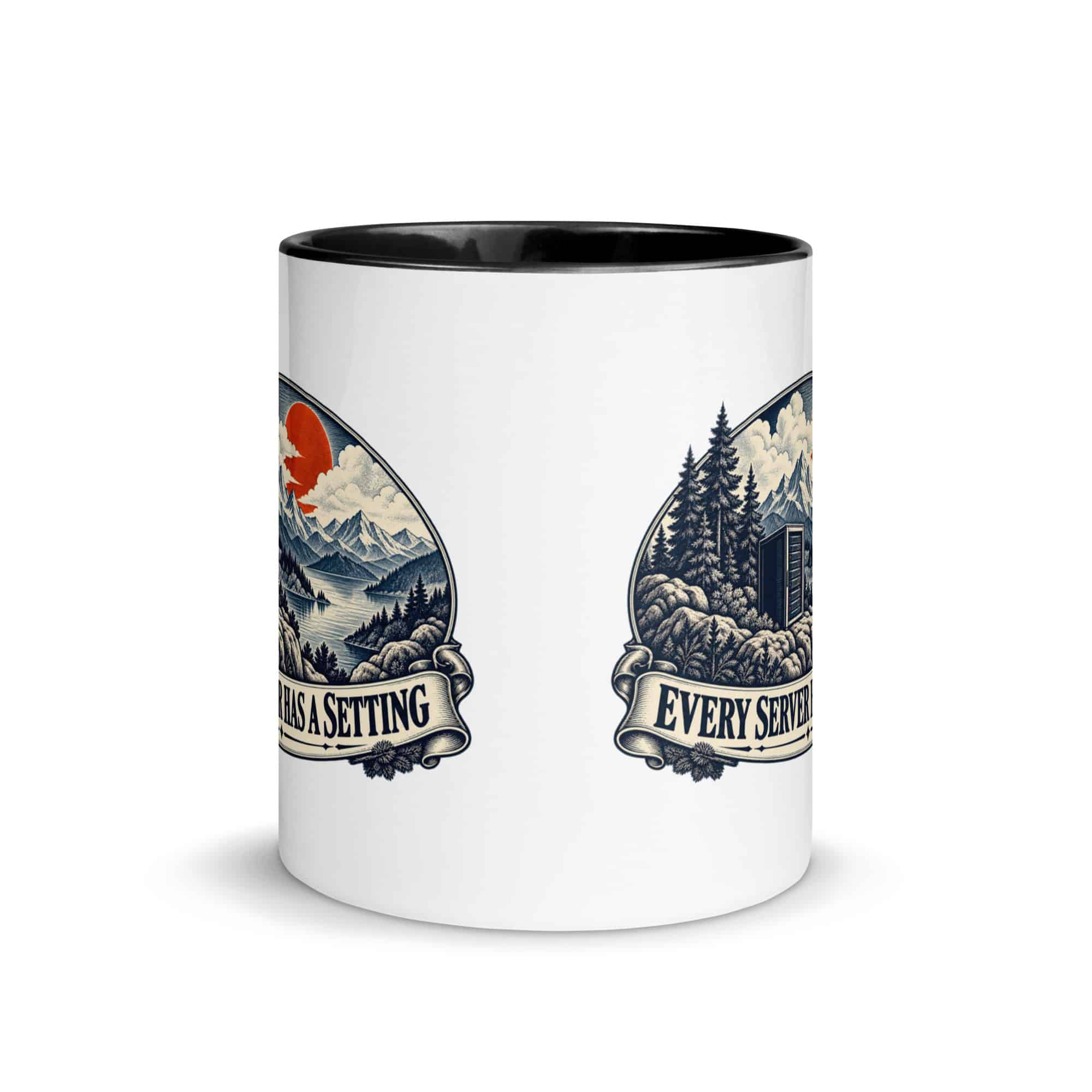Color Inside Coffee Mug: Every server has a setting