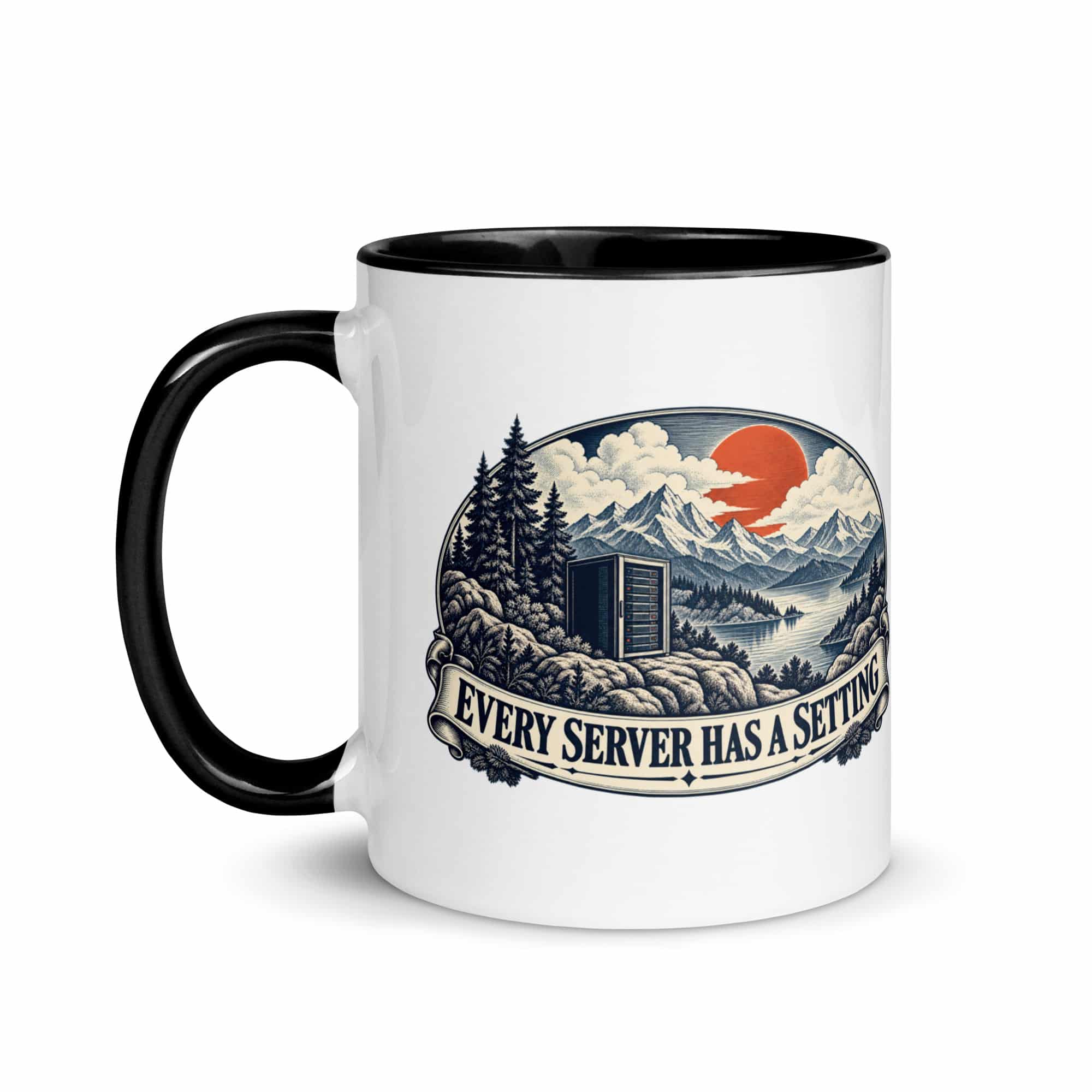Color Inside Coffee Mug: Every server has a setting