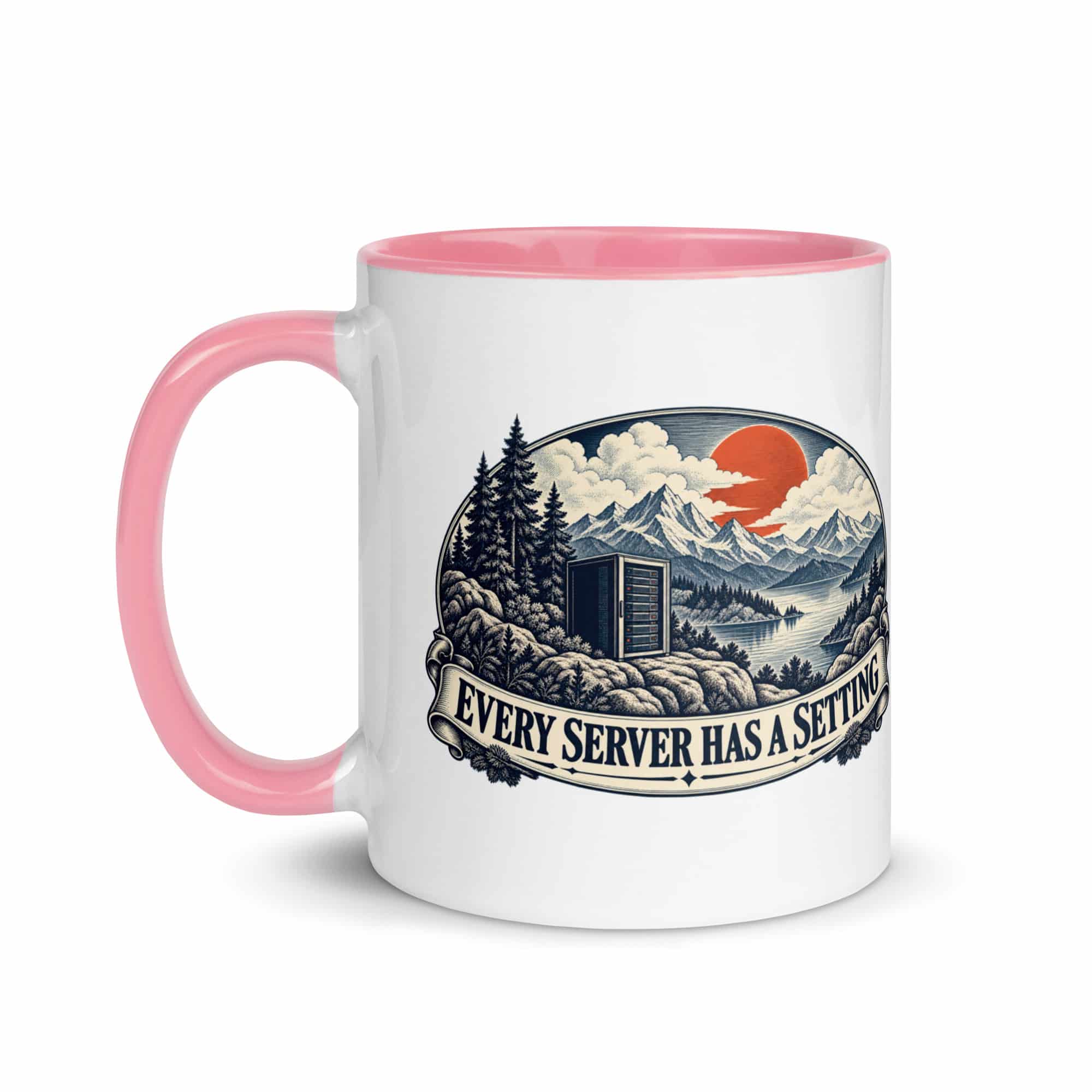Color Inside Coffee Mug: Every server has a setting