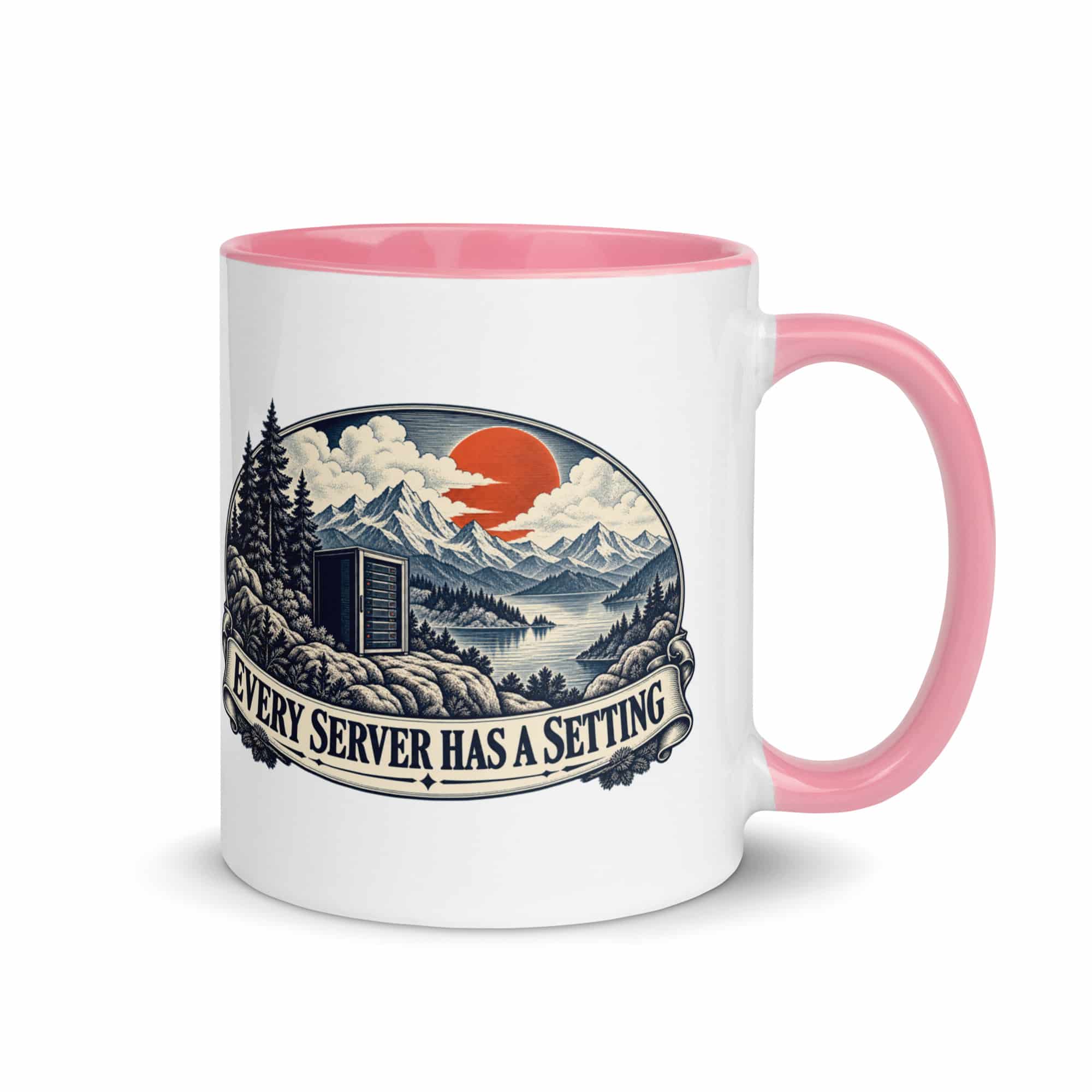 Color Inside Coffee Mug: Every server has a setting