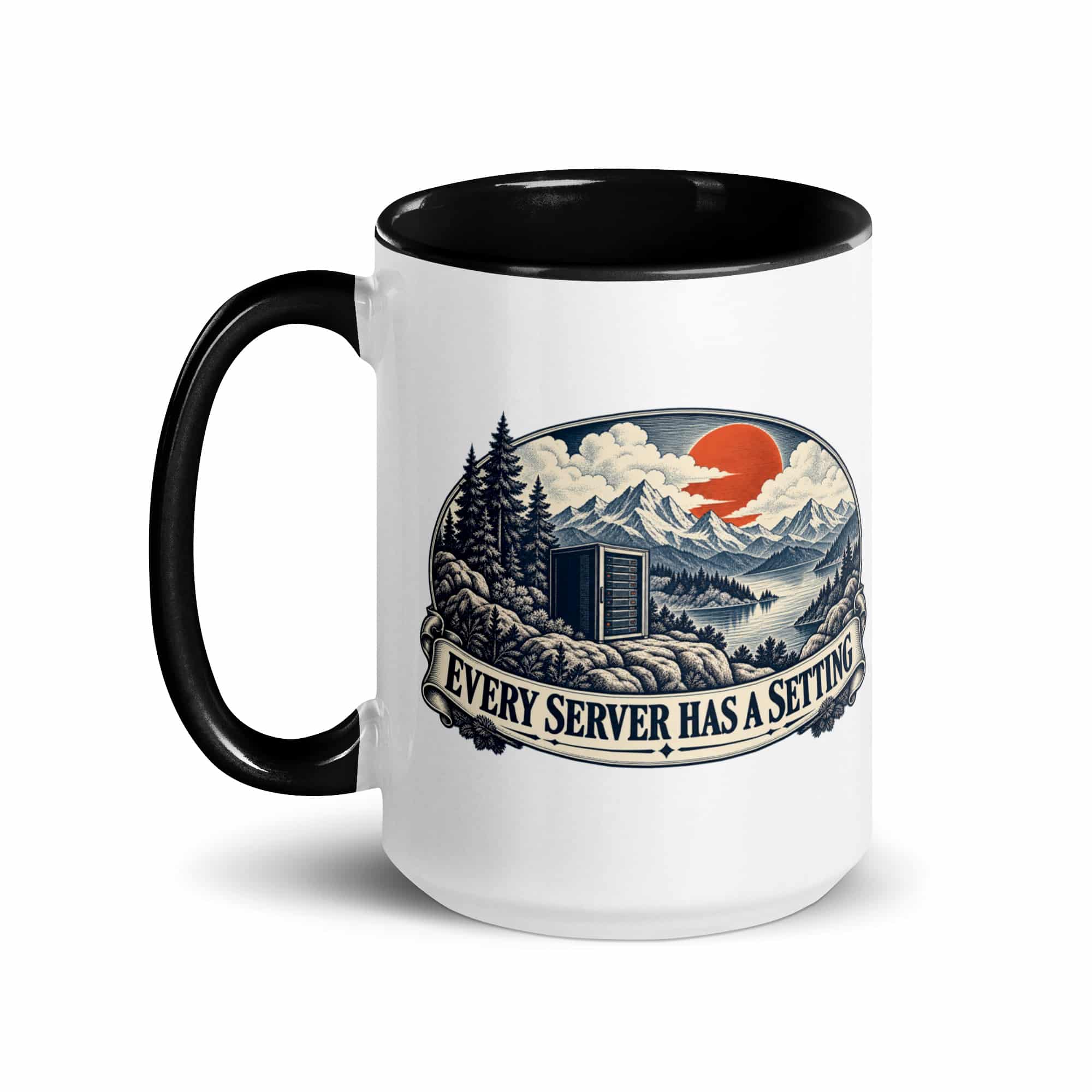 Color Inside Coffee Mug: Every server has a setting