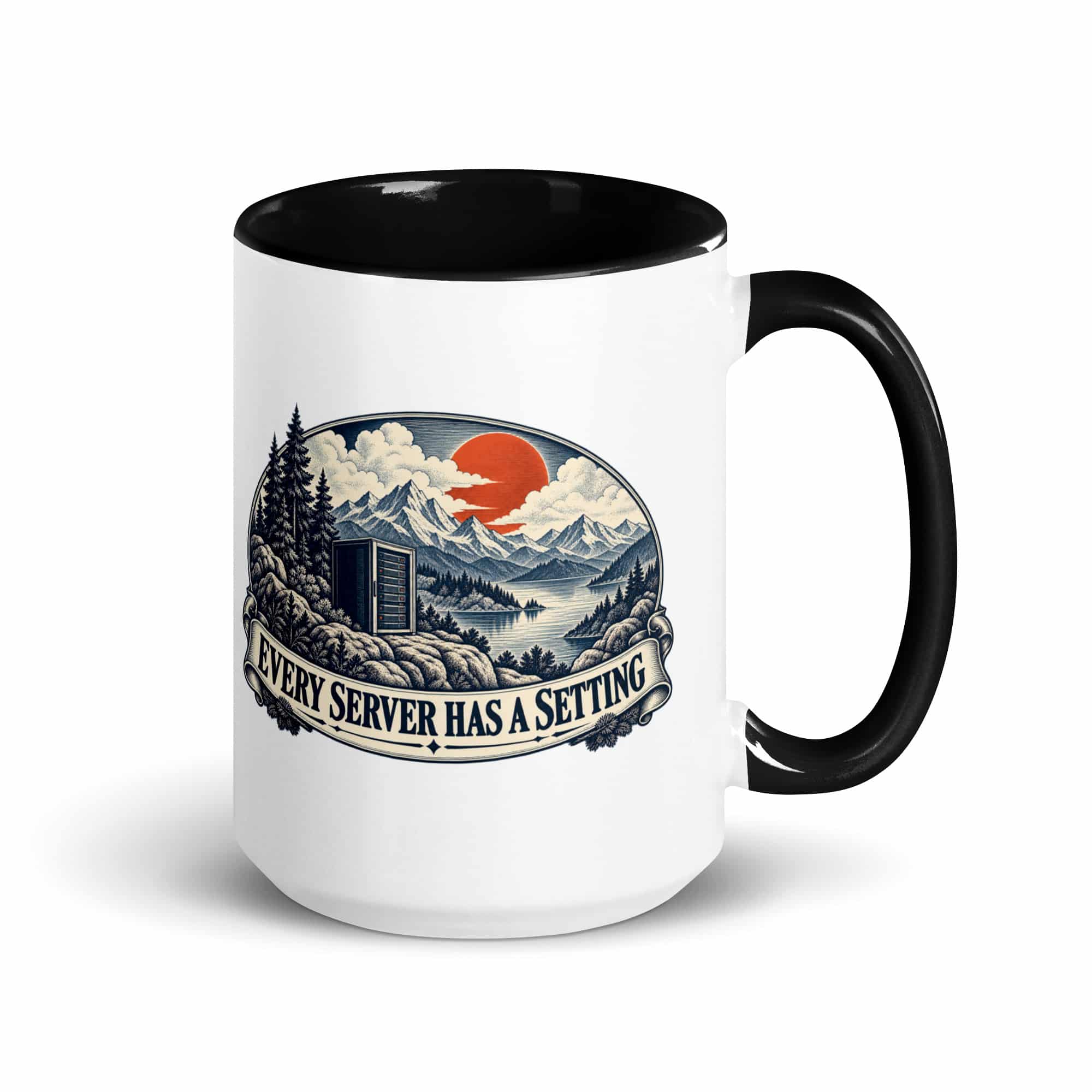 Color Inside Coffee Mug: Every server has a setting