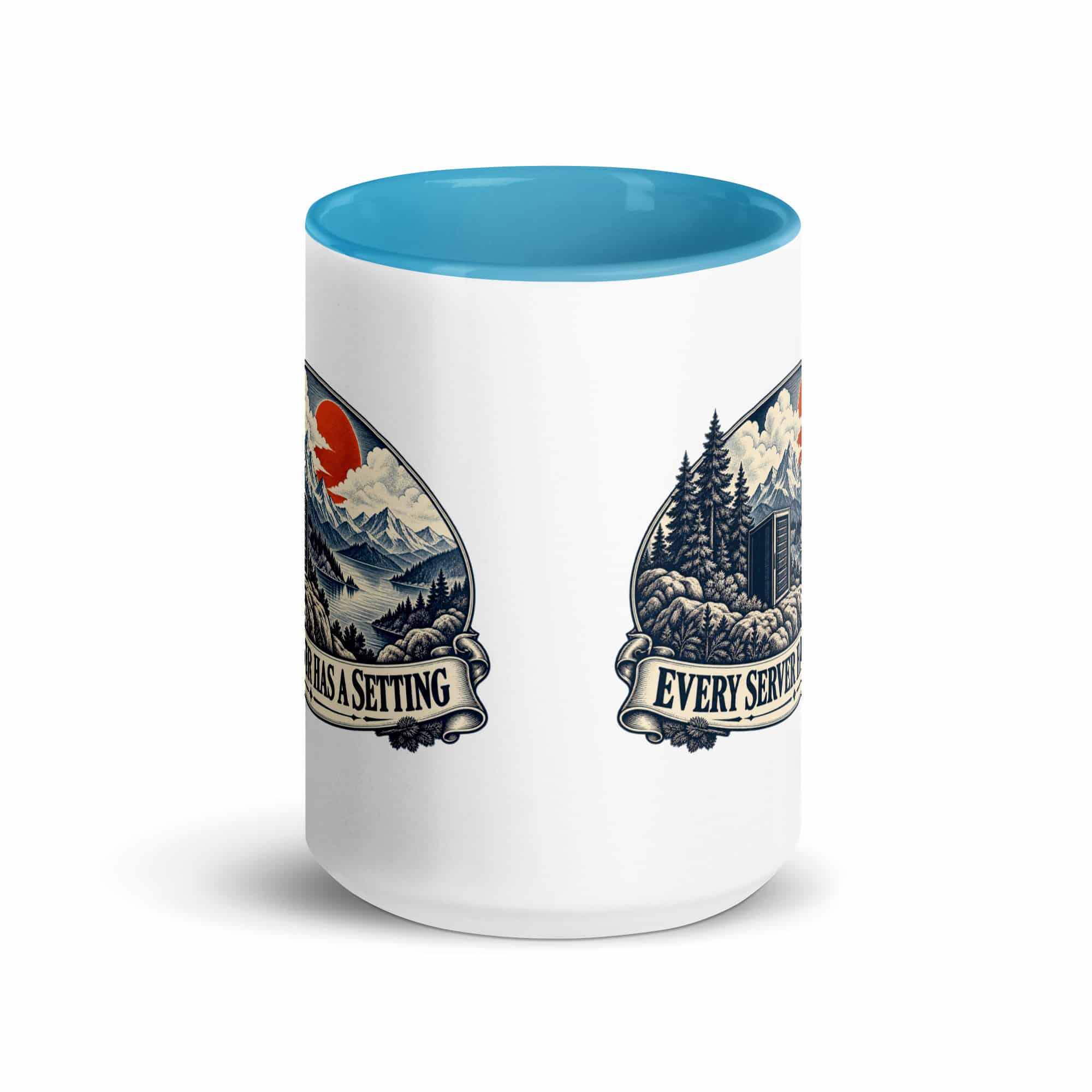 Color Inside Coffee Mug: Every server has a setting
