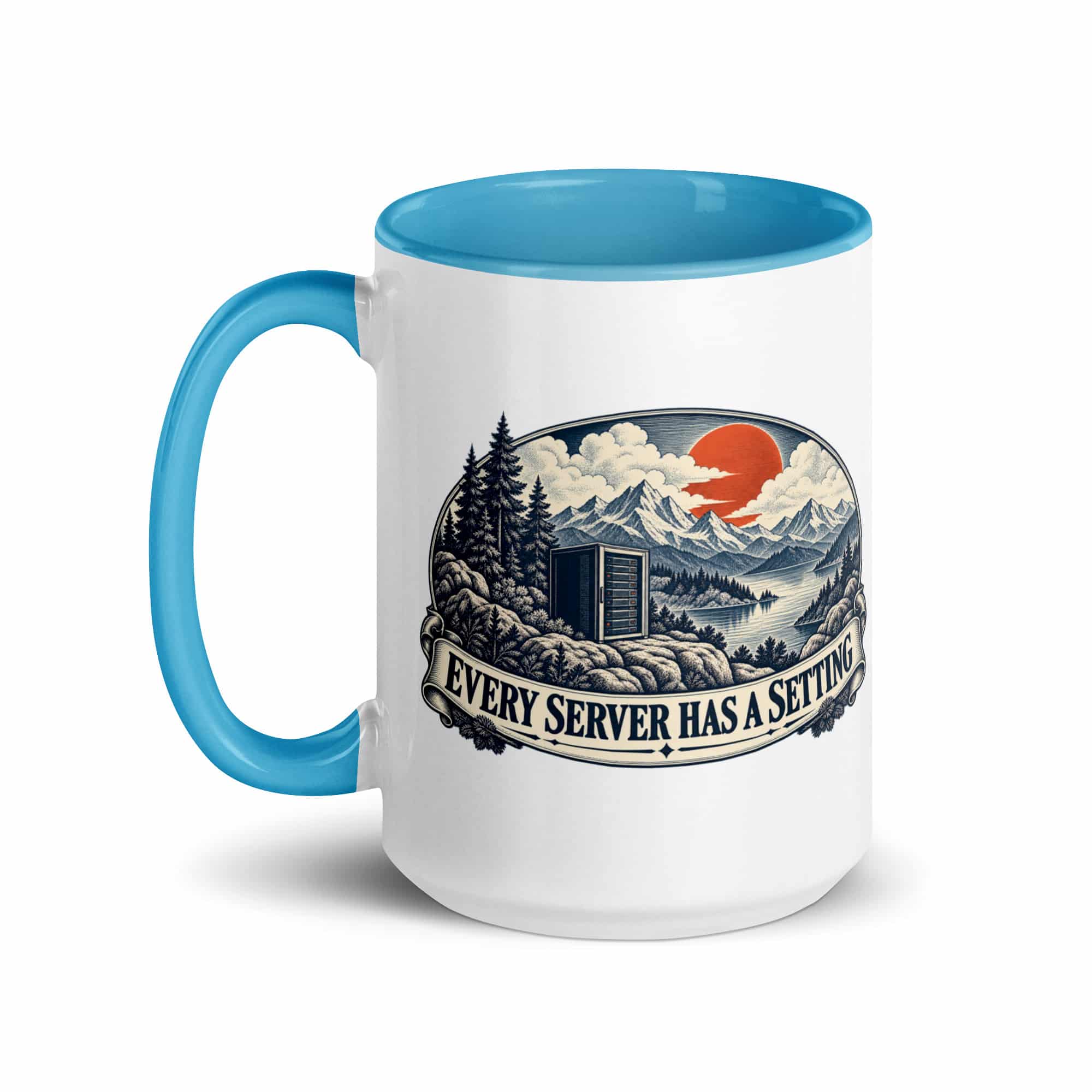Color Inside Coffee Mug: Every server has a setting