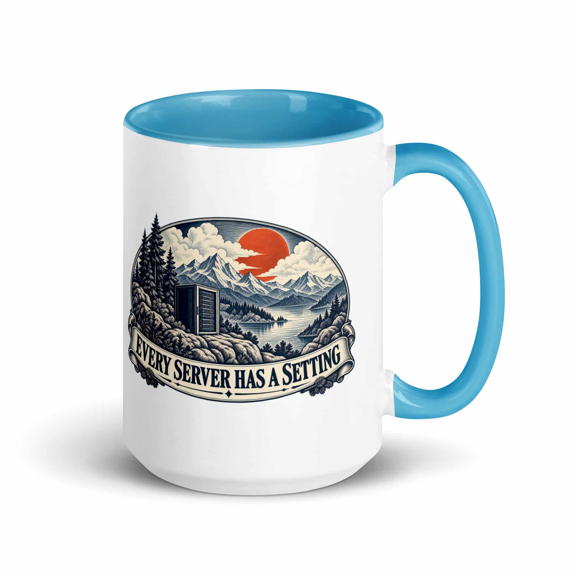 Color Inside Coffee Mug: Every server has a setting