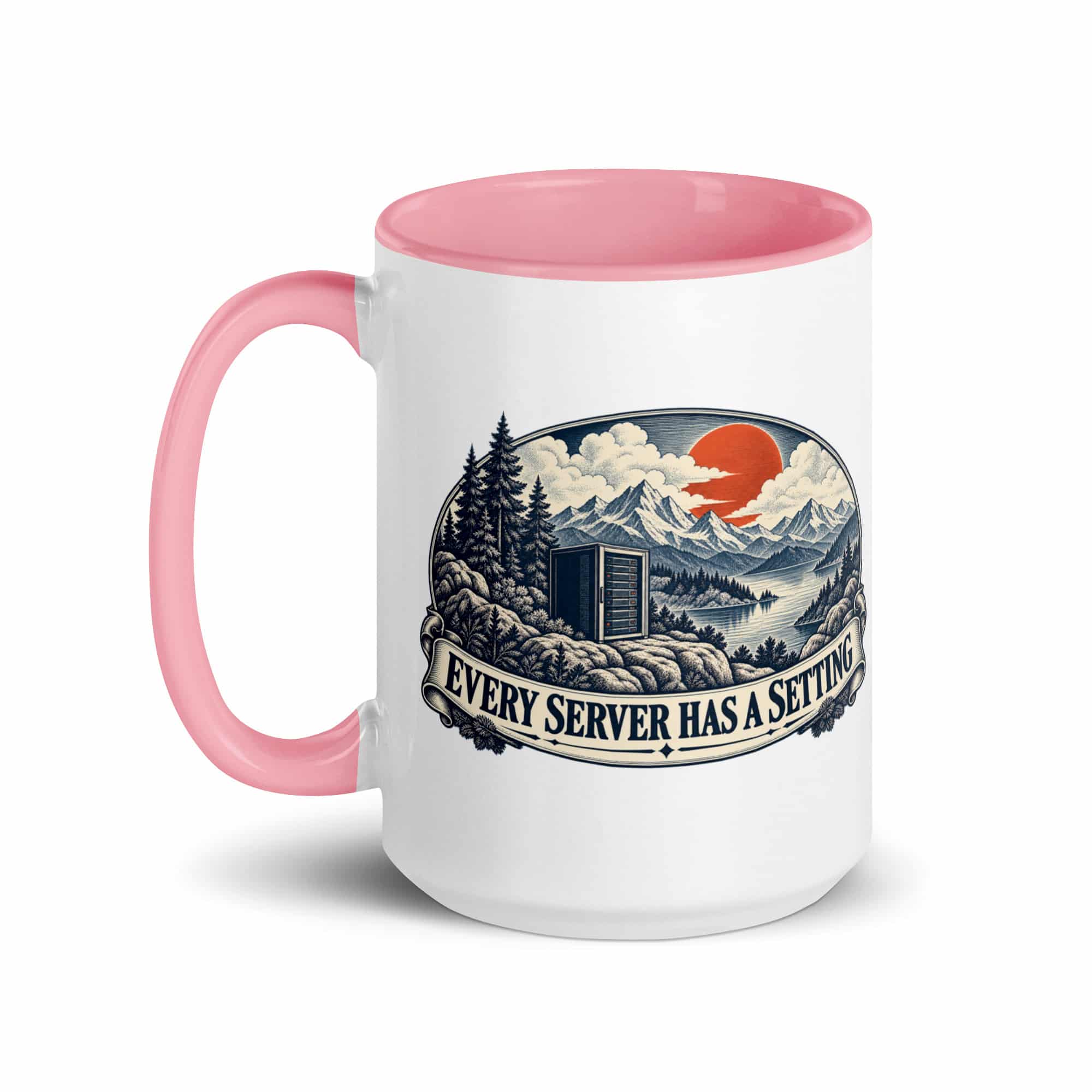 Color Inside Coffee Mug: Every server has a setting