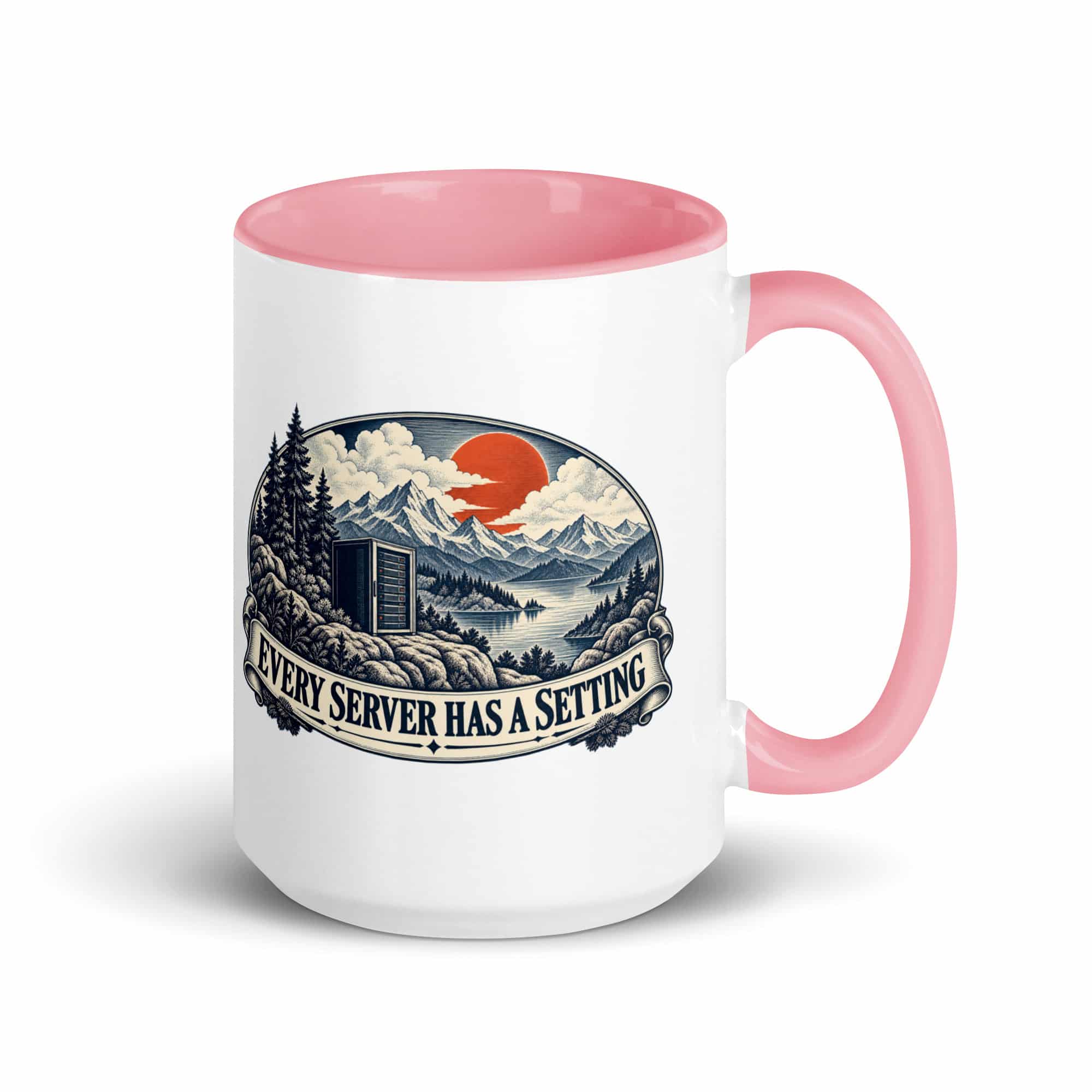 Color Inside Coffee Mug: Every server has a setting