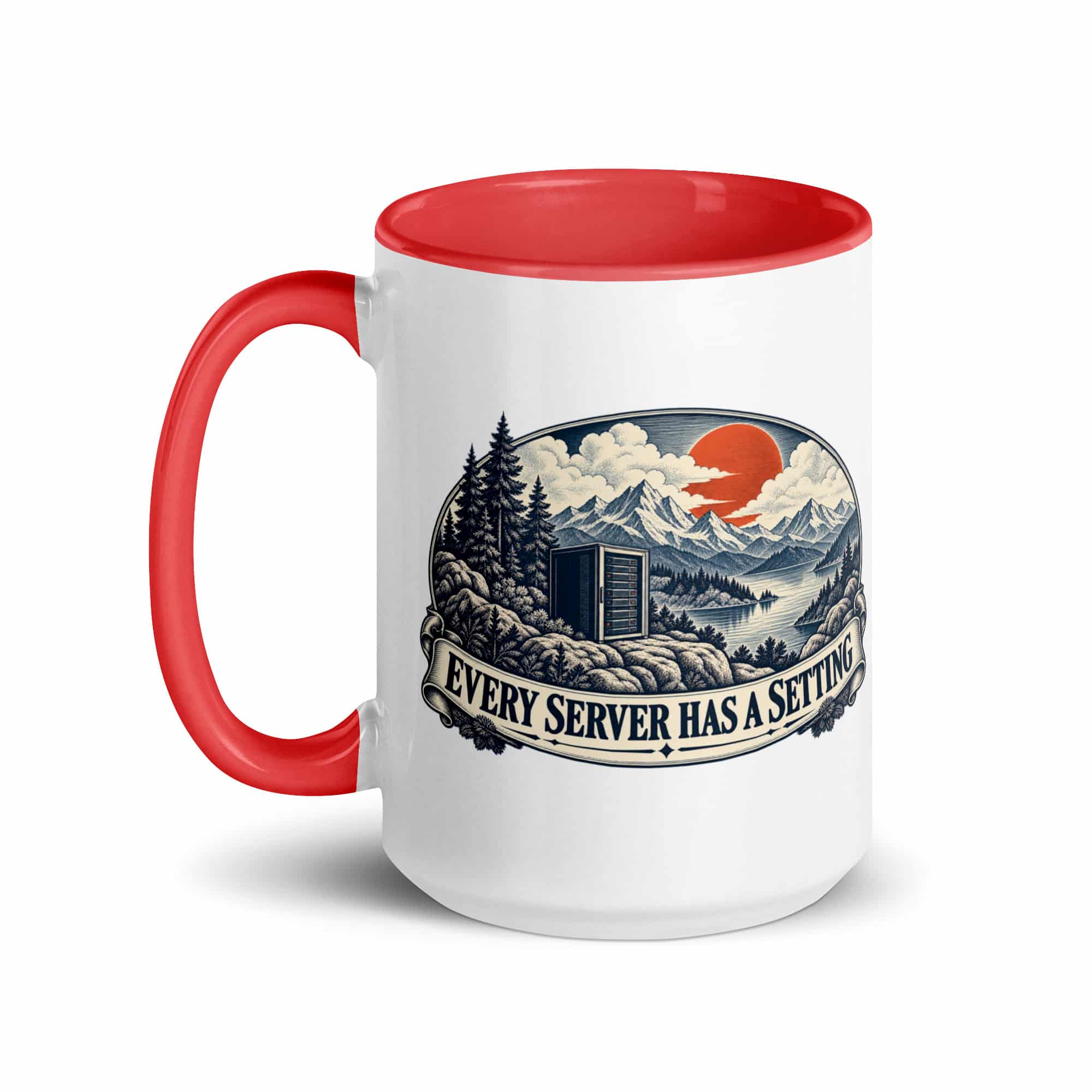 Color Inside Coffee Mug: Every server has a setting