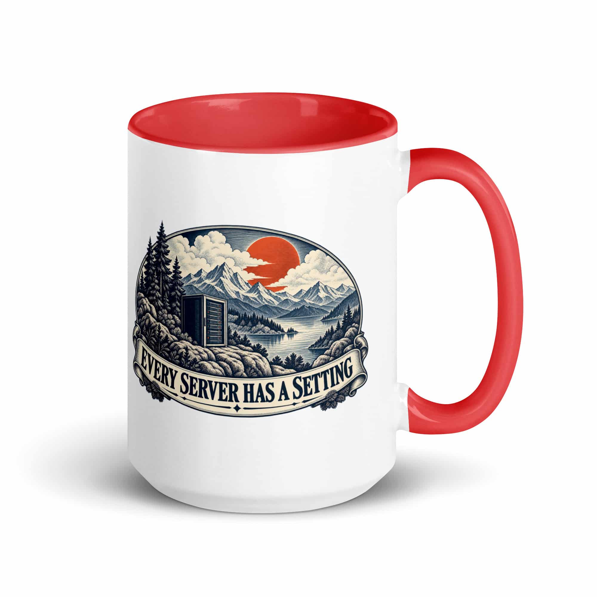 Color Inside Coffee Mug: Every server has a setting