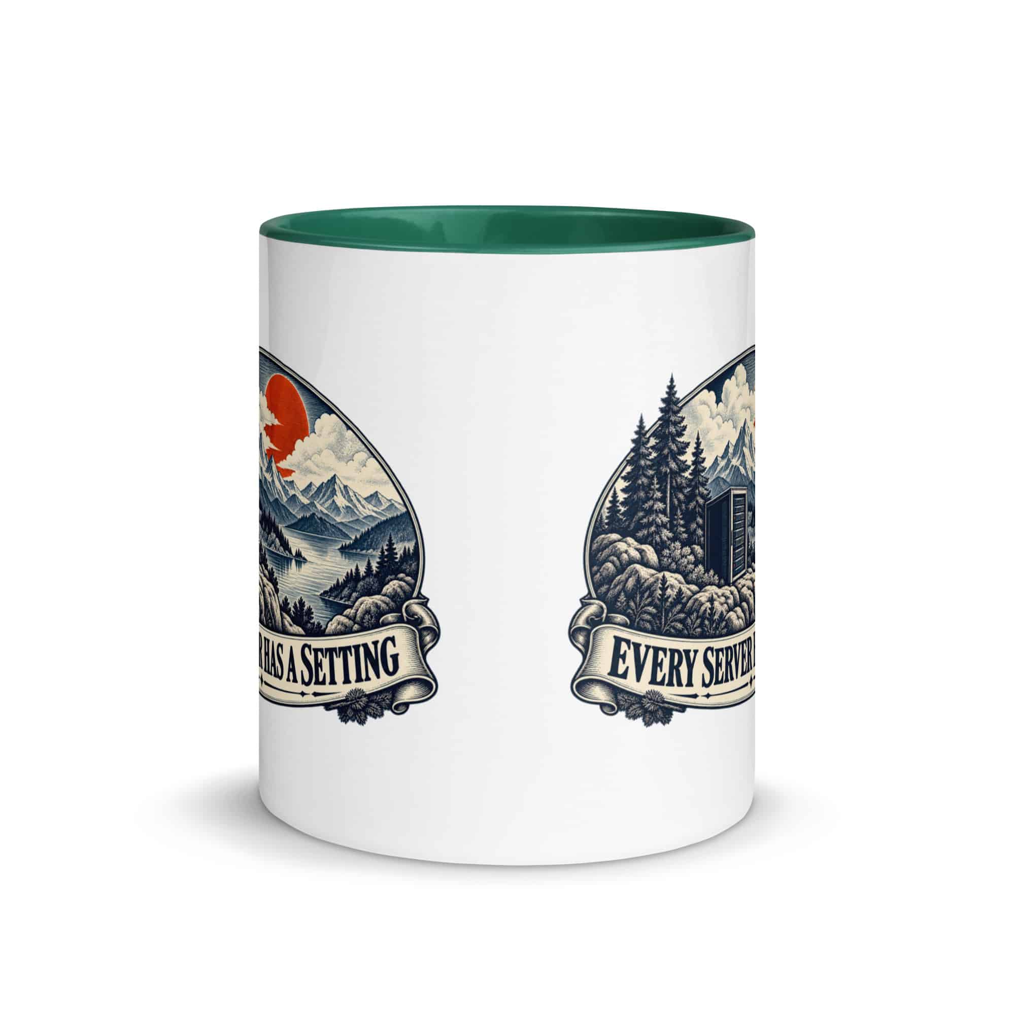 Color Inside Coffee Mug: Every server has a setting