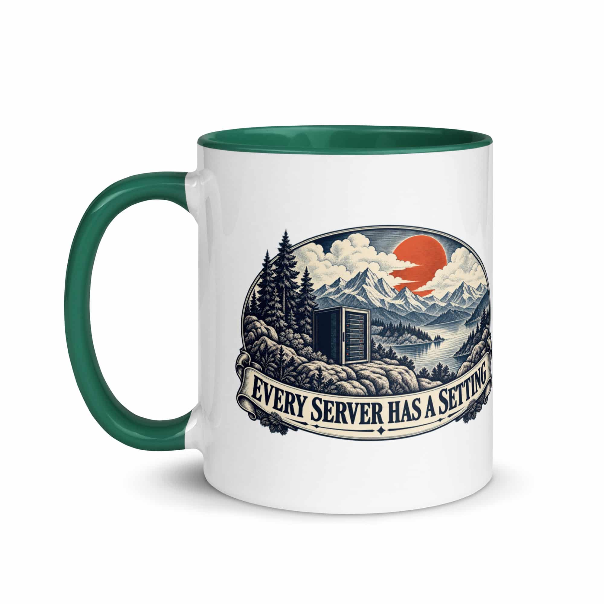 Color Inside Coffee Mug: Every server has a setting