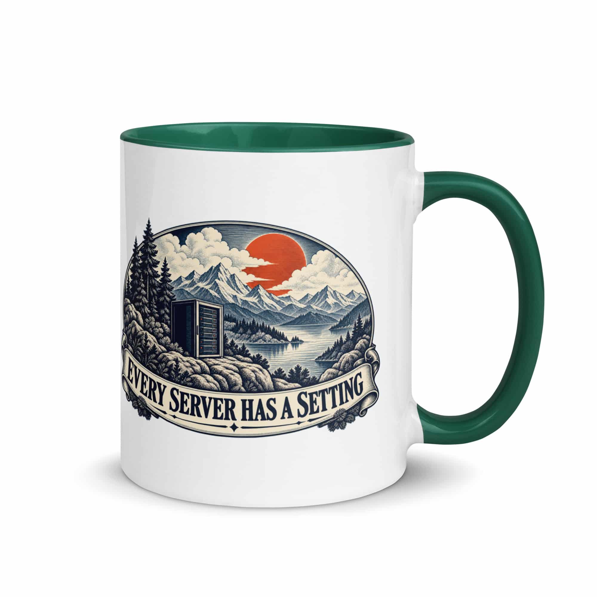 Color Inside Coffee Mug: Every server has a setting