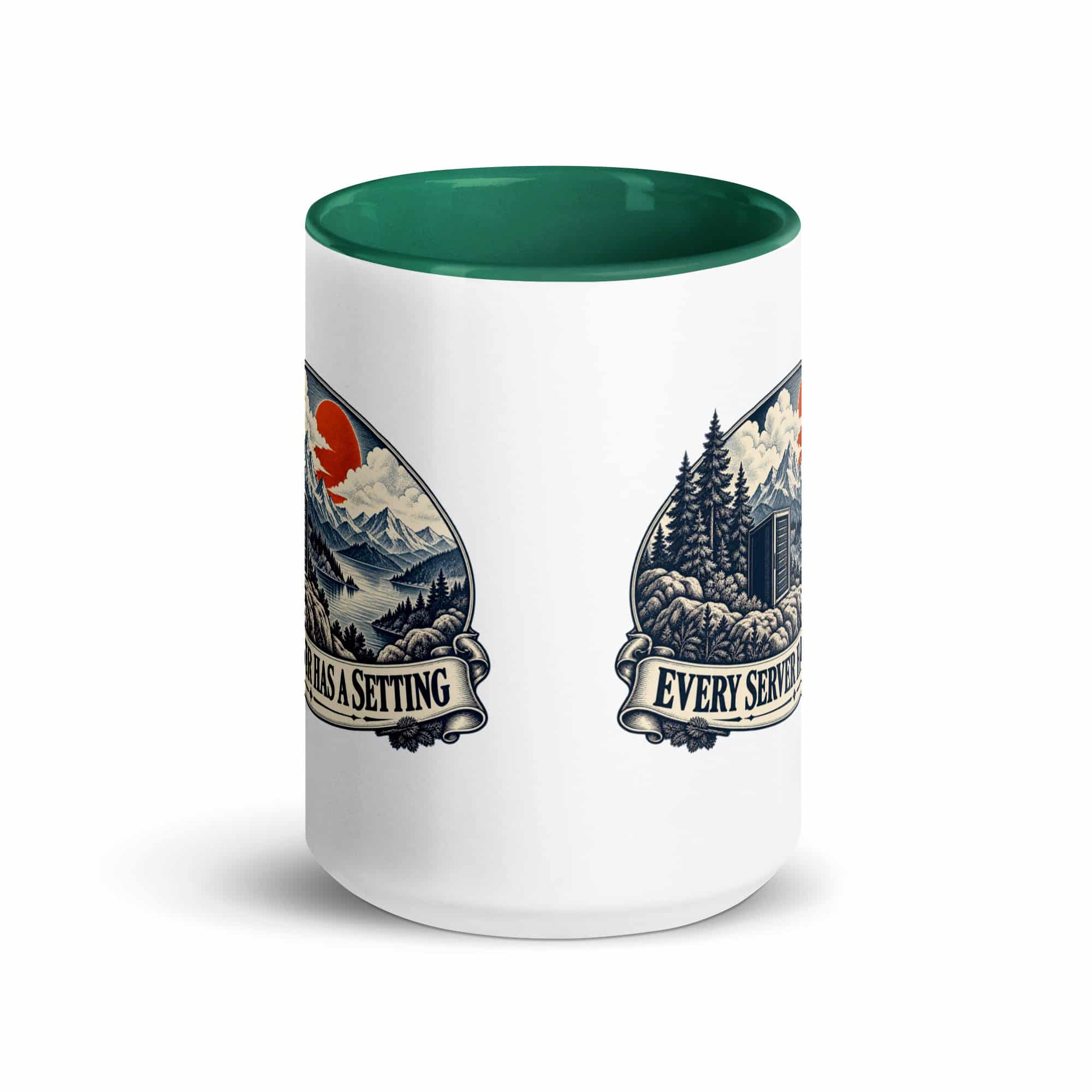 Color Inside Coffee Mug: Every server has a setting