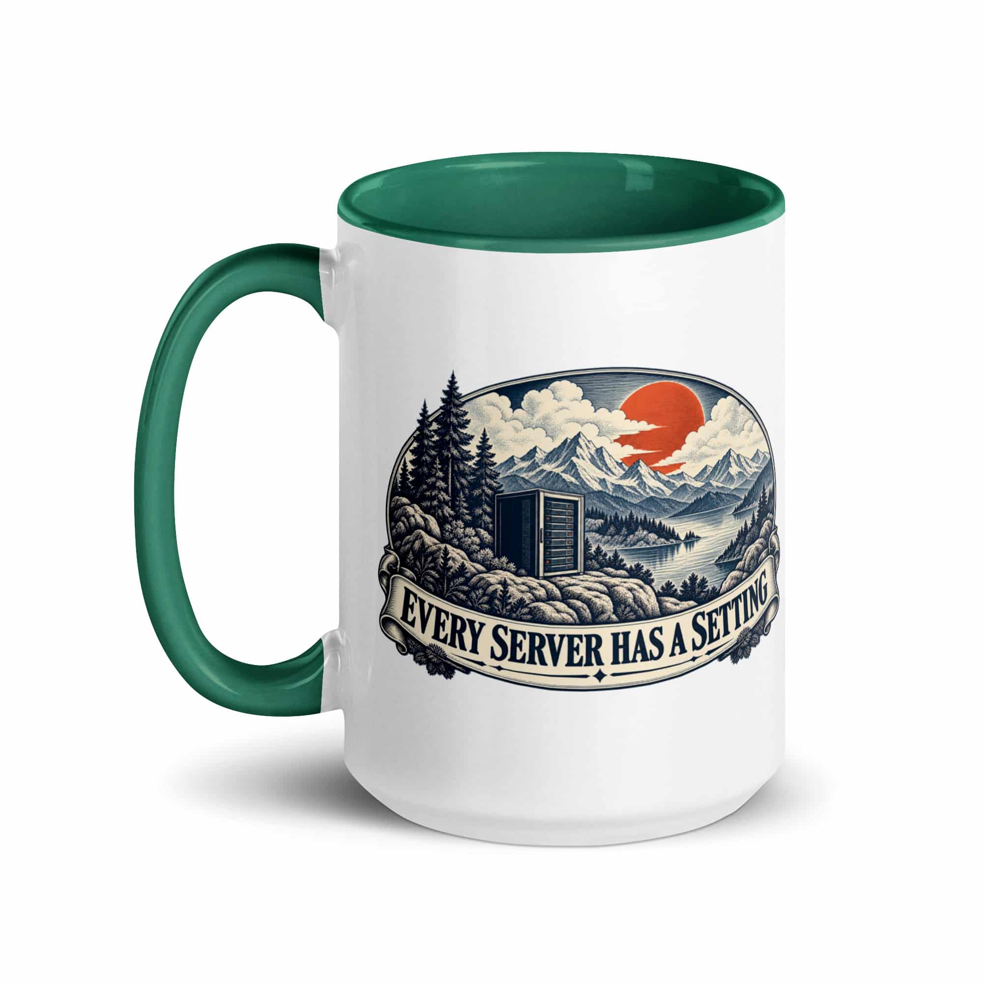 Color Inside Coffee Mug: Every server has a setting