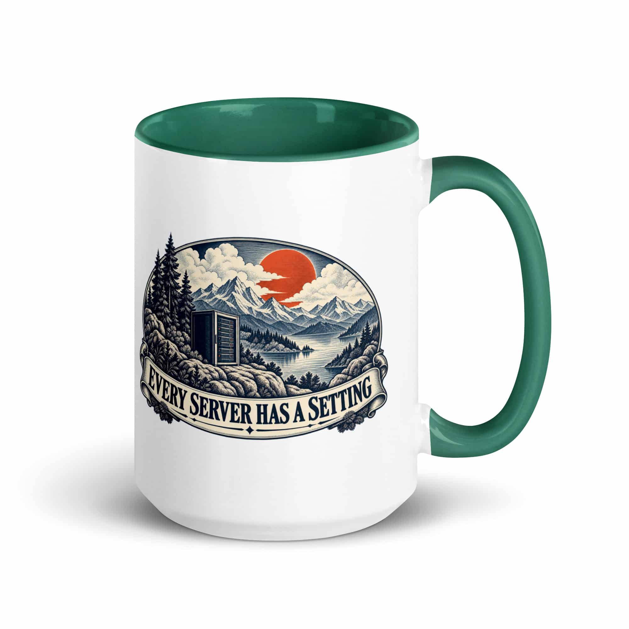 Color Inside Coffee Mug: Every server has a setting