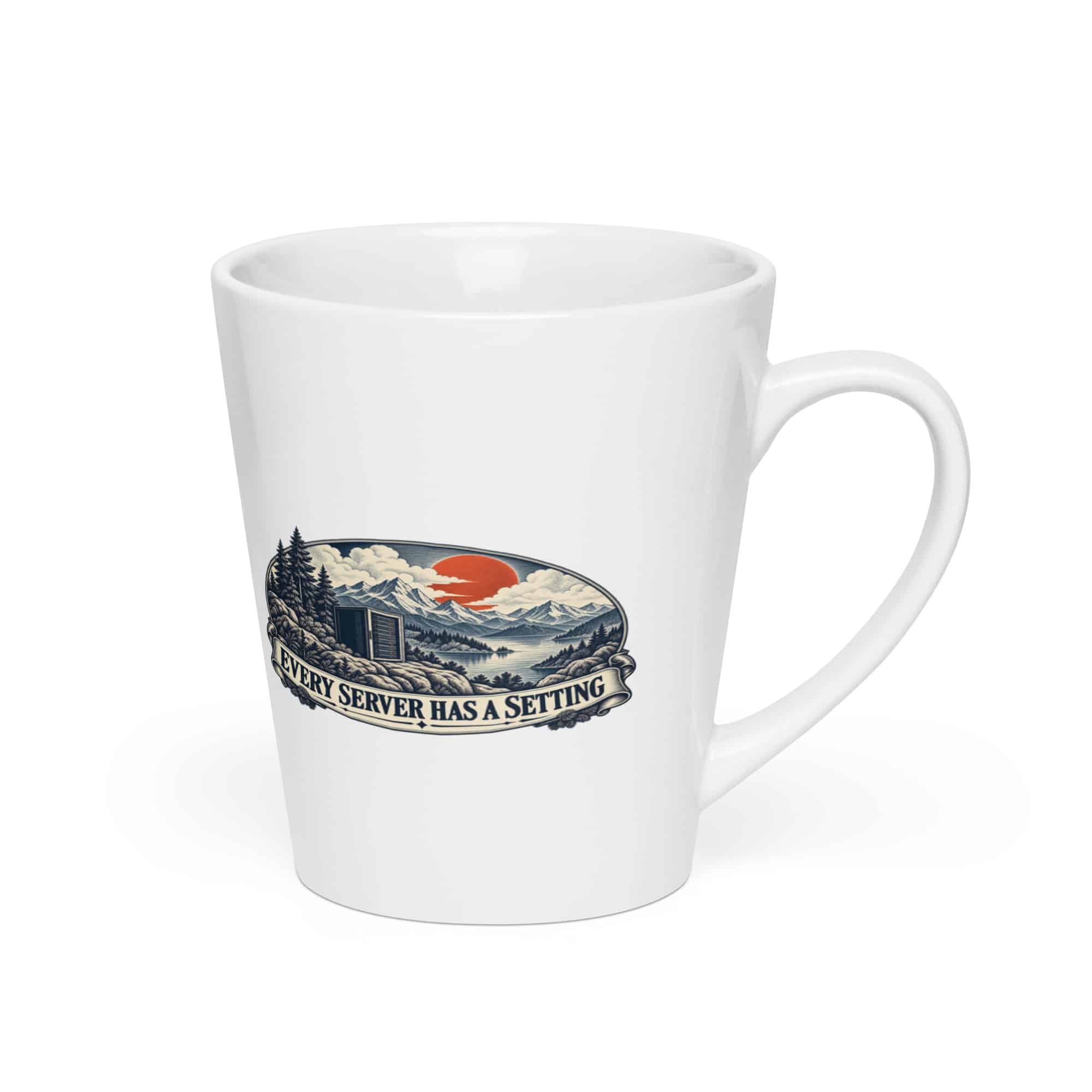 Latte Mug: Every server has a setting