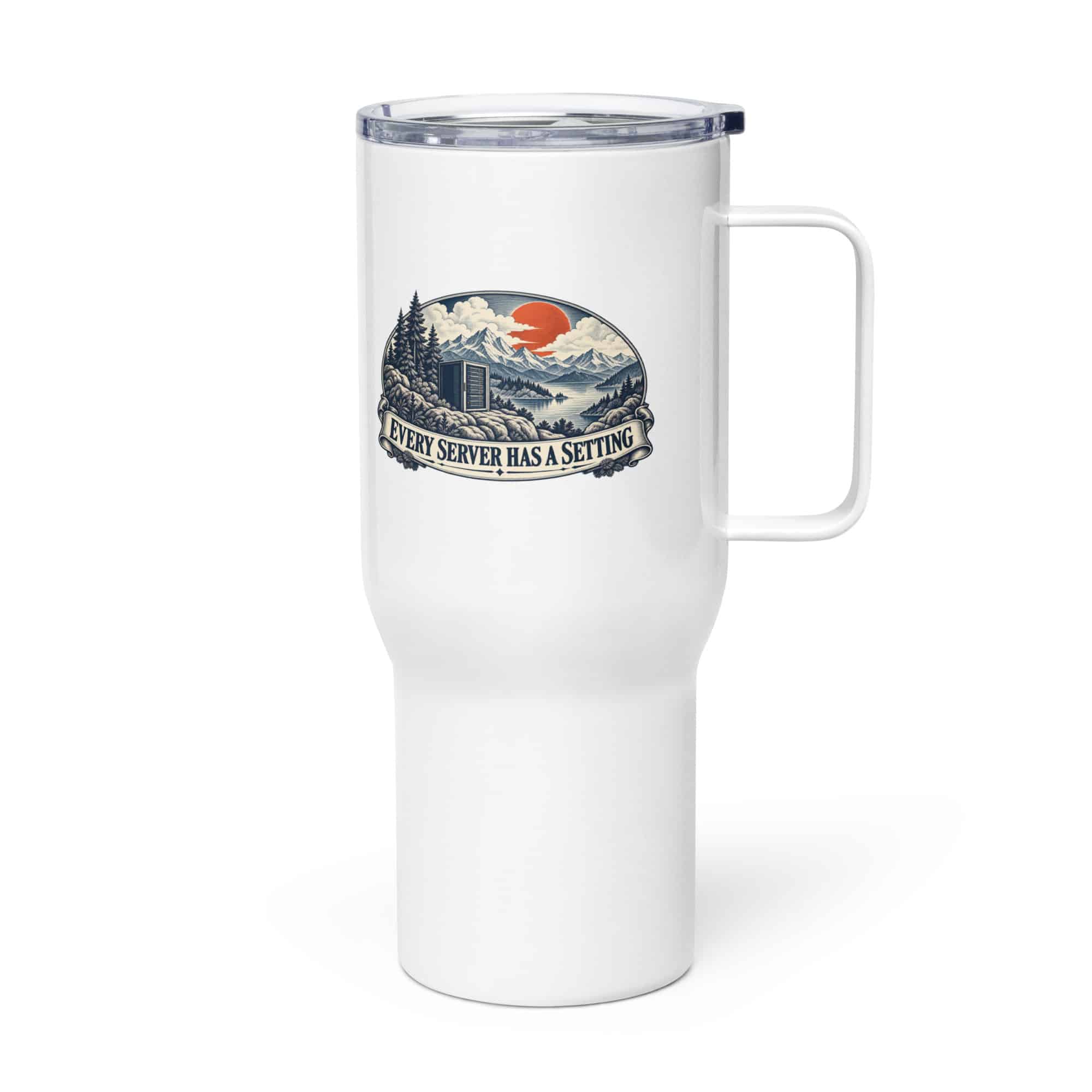 Travel Mug: Every server has a setting