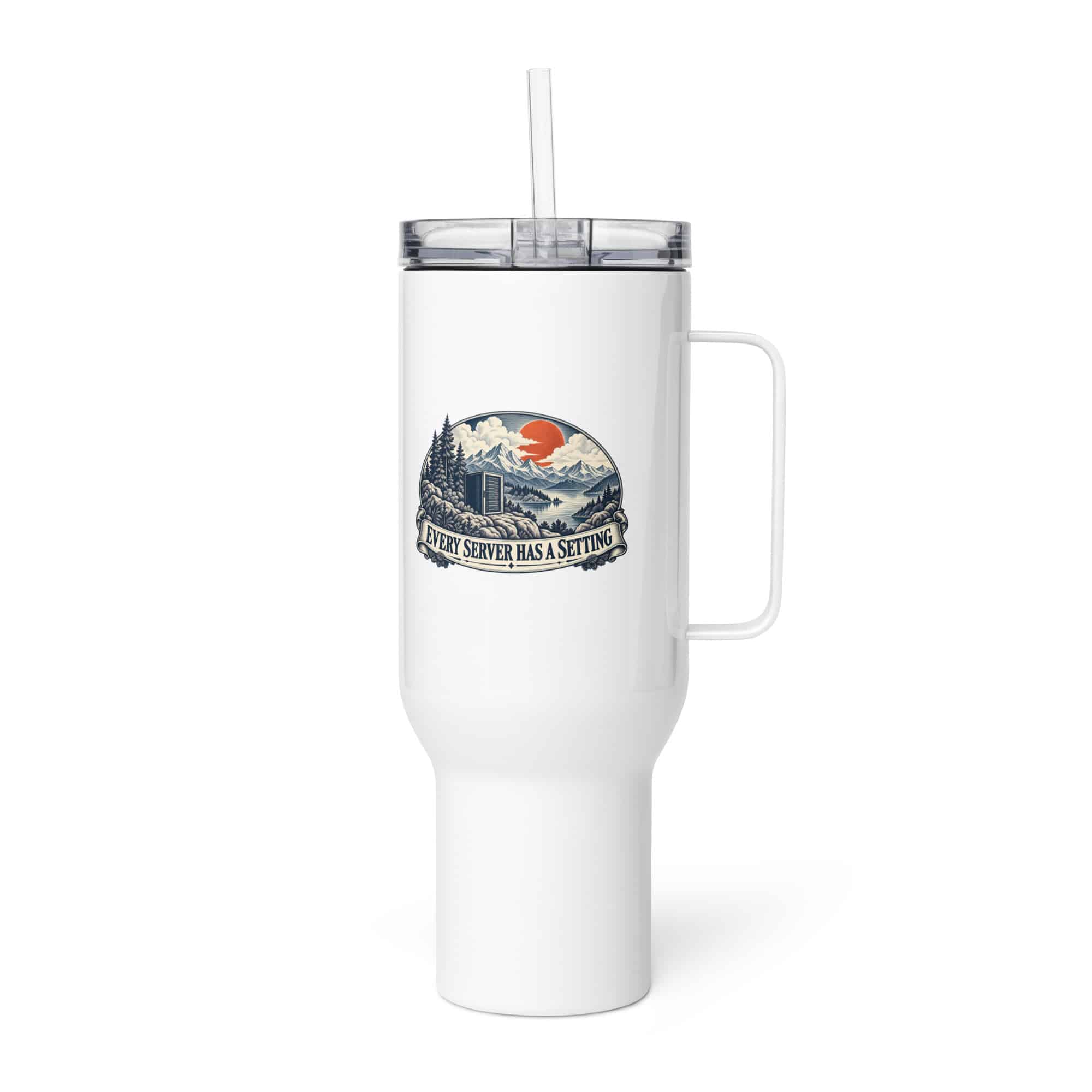 Travel Mug: Every server has a setting