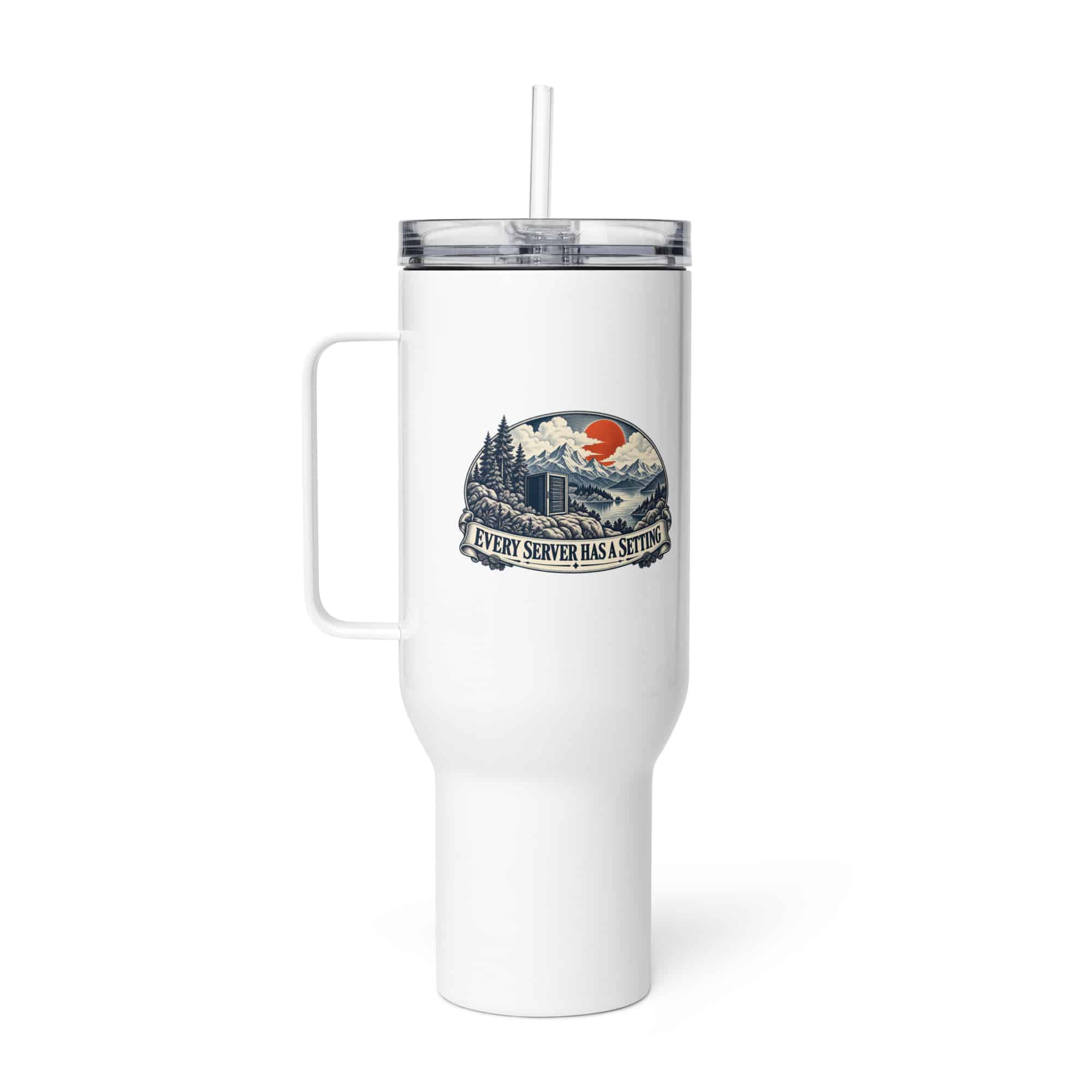 Travel Mug: Every server has a setting