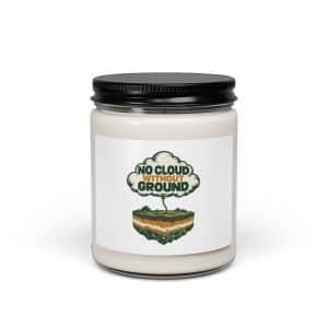 Soy Wax Candle: No cloud without ground - 9oz - Main
