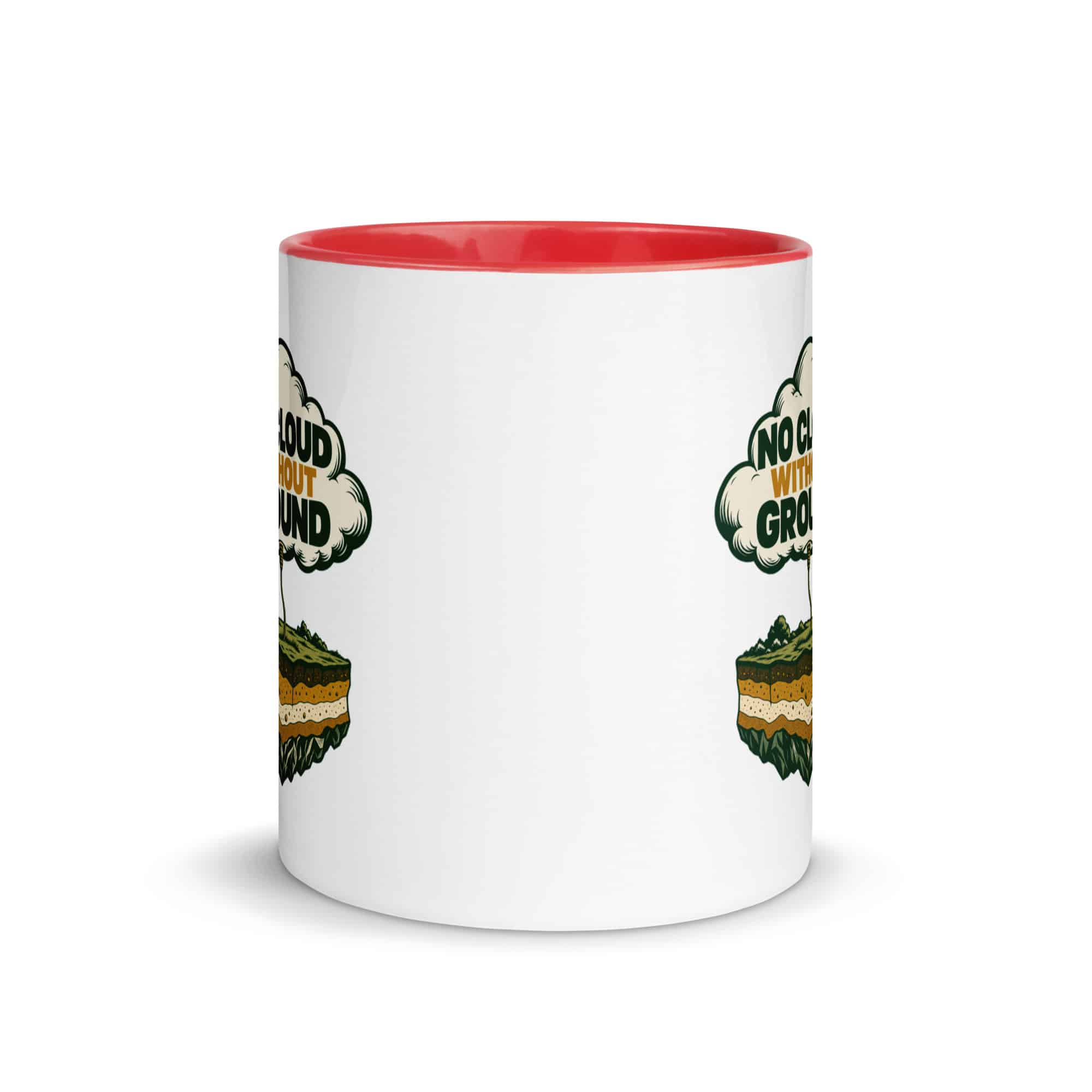 Color Inside Coffee Mug: No cloud without ground