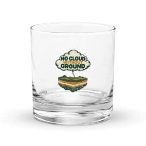 Rocks Glass: No cloud without ground - 10.5 oz - Main