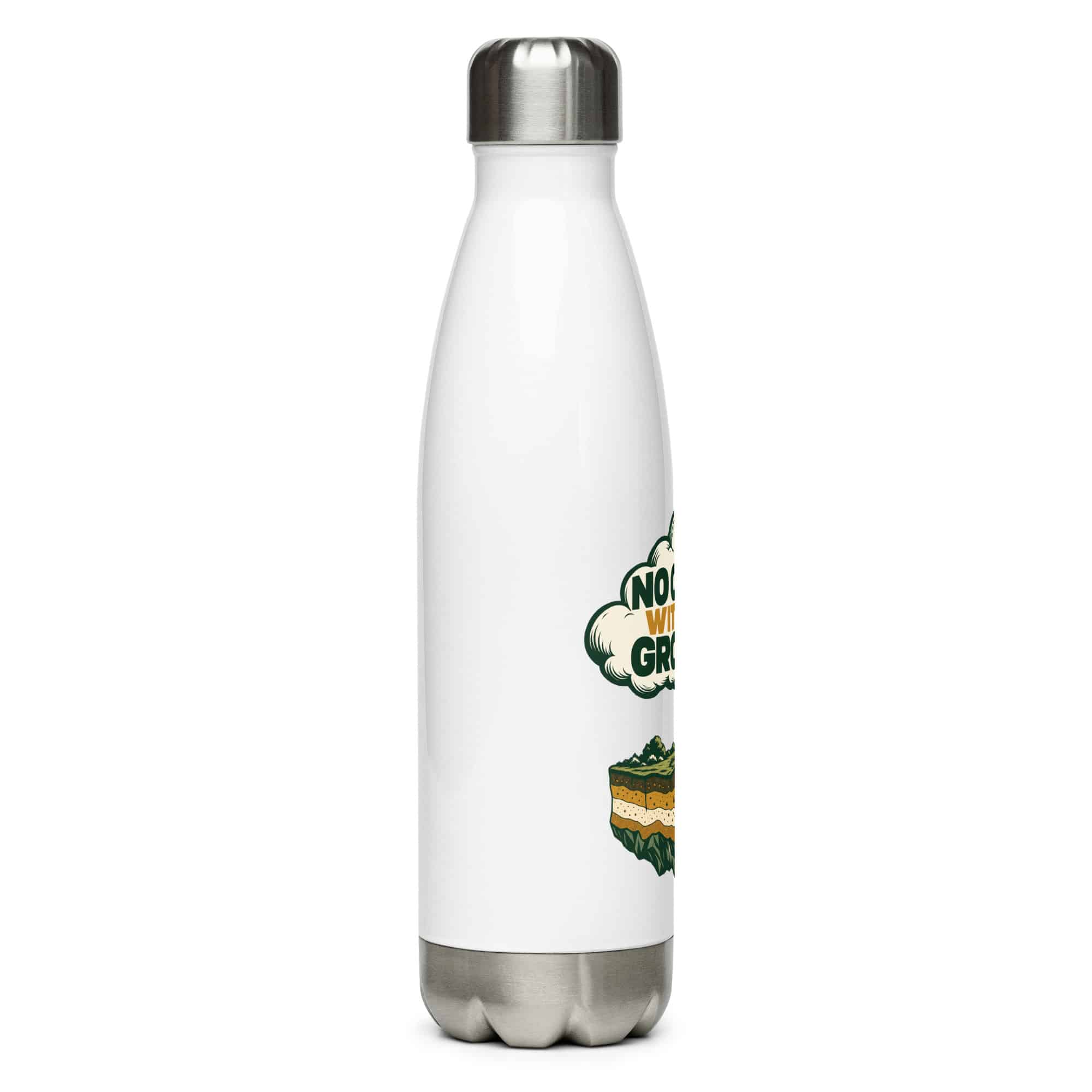 Stainless Steel Water Bottle: No cloud without ground